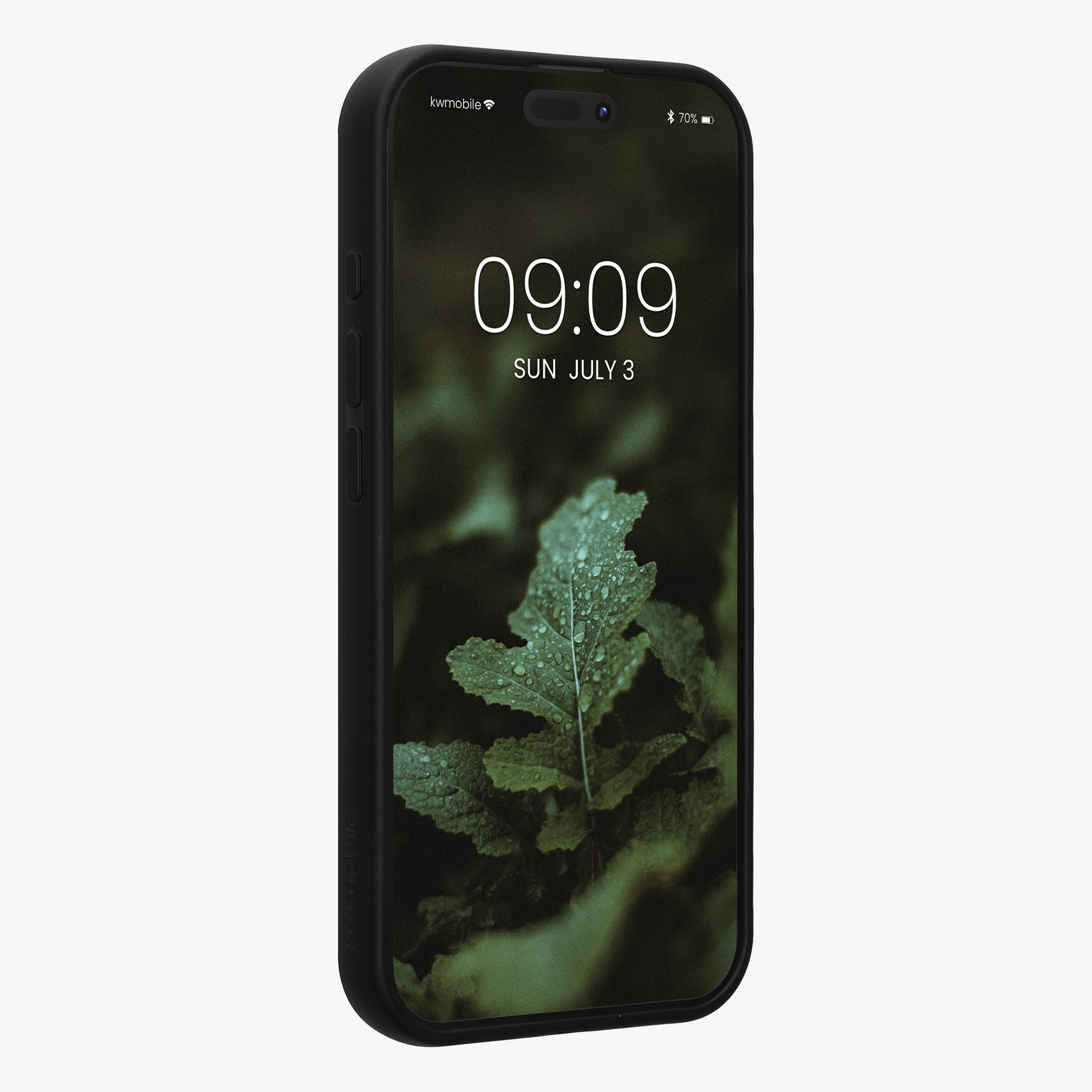 Dřevěný kryt Kwmobile pro iPhone 17 - tmavě hnědá