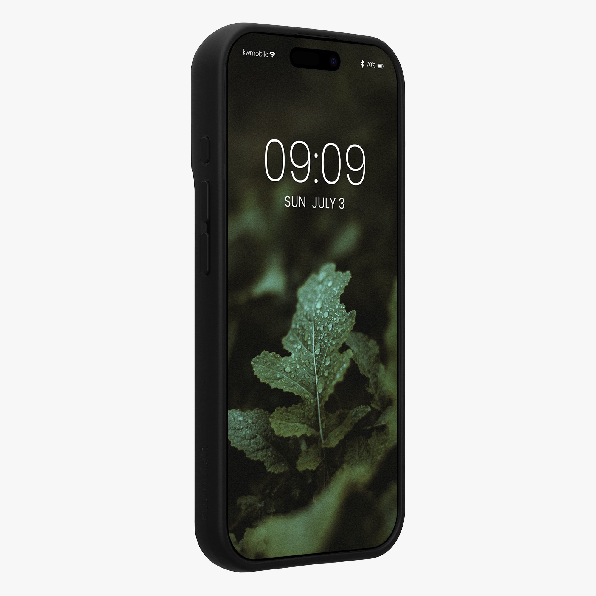 Dřevěný kryt Kwmobile pro iPhone 17 Pro - tmavě hnědá
