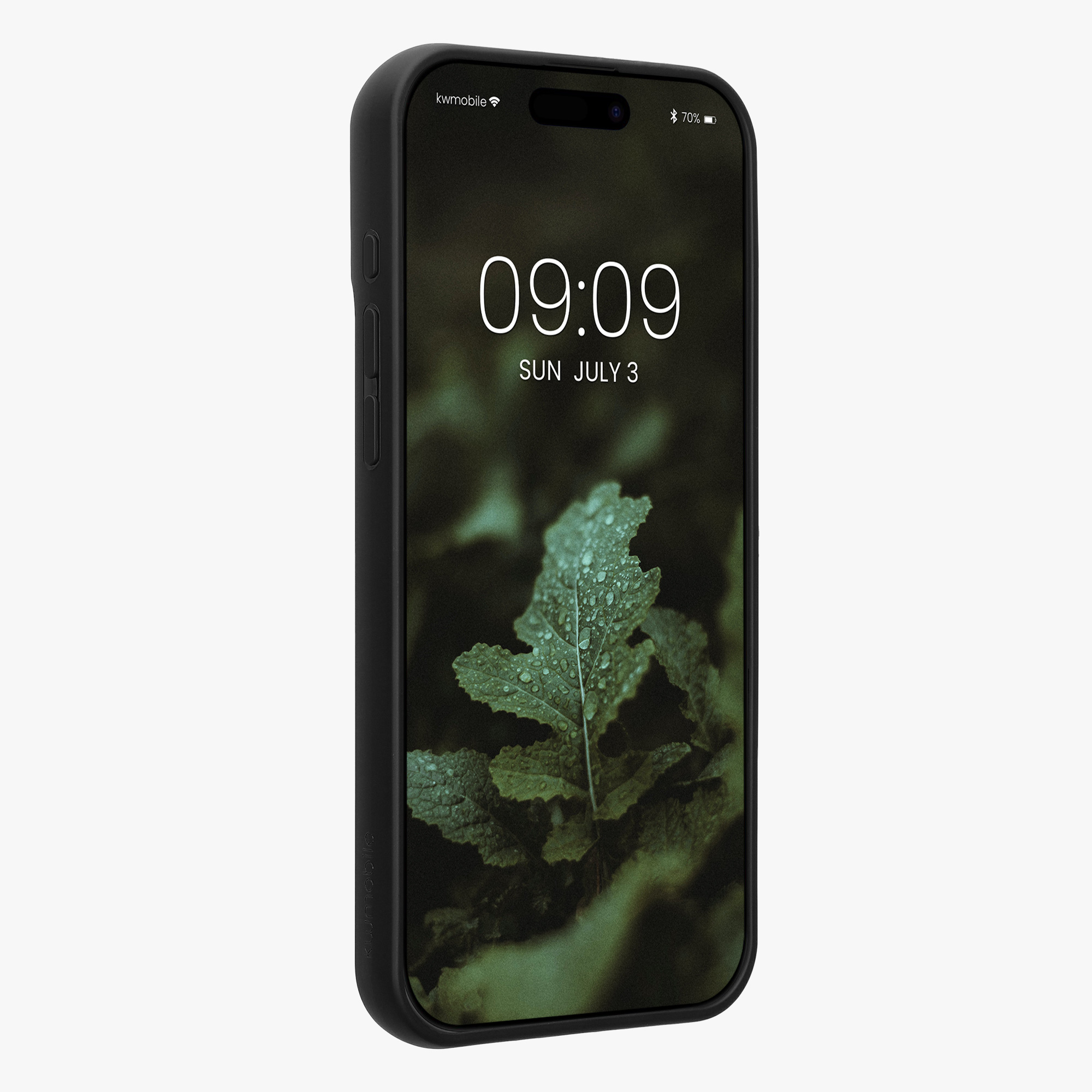 Dřevěný kryt Kwmobile pro iPhone 17 Pro Max - tmavě hnědá