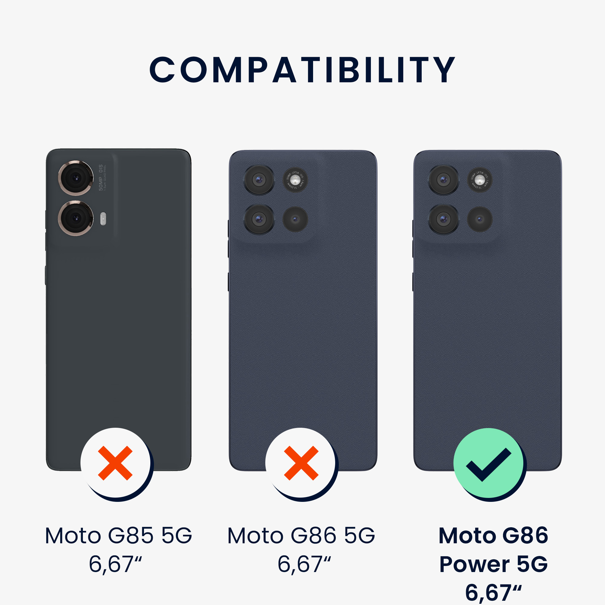 Kwmobile Silikonový kryt Motorola Moto G86 Power 5G světle levandulová