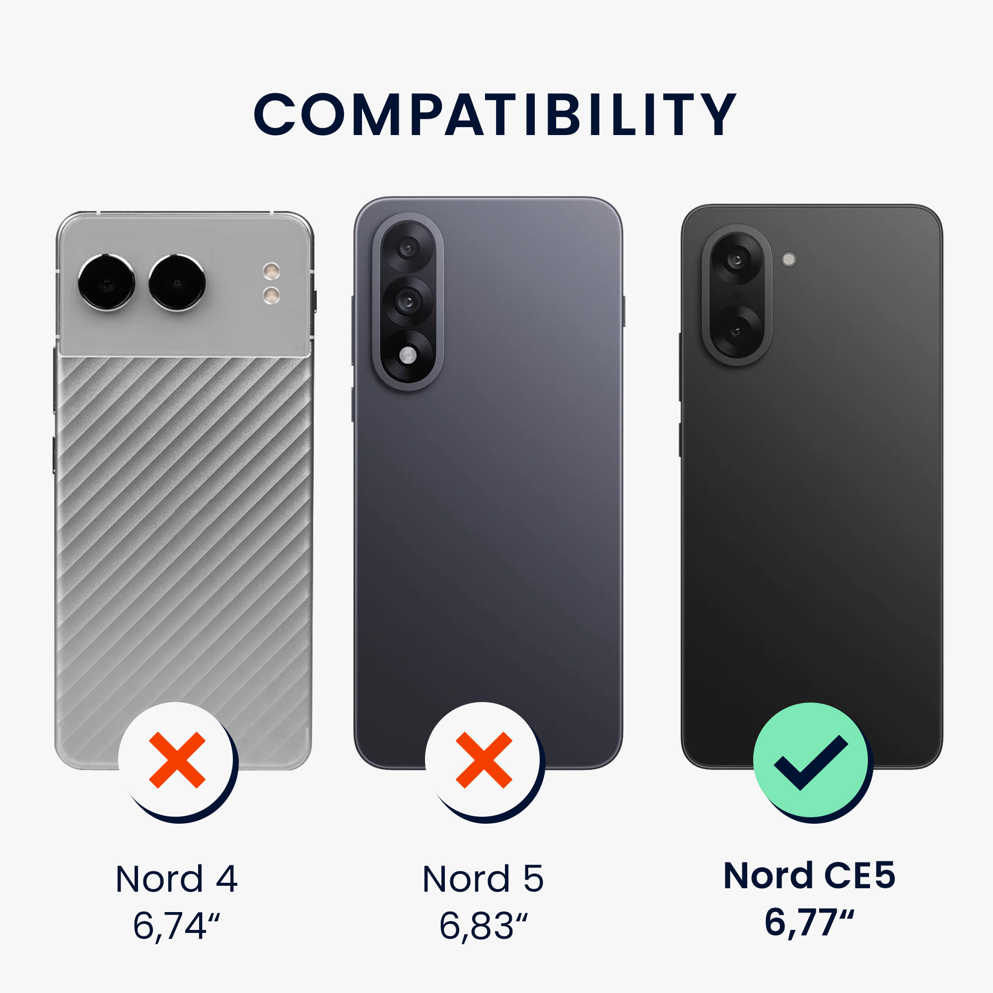 Kryt kwmobile pro OnePlus Nord CE5, matná černá