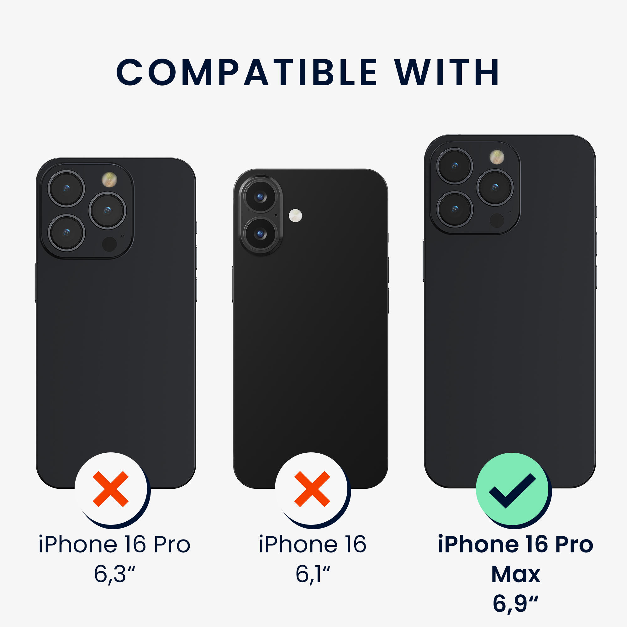Ochranná fólie na displej Apple iPhone 16 Pro Max kwmobile