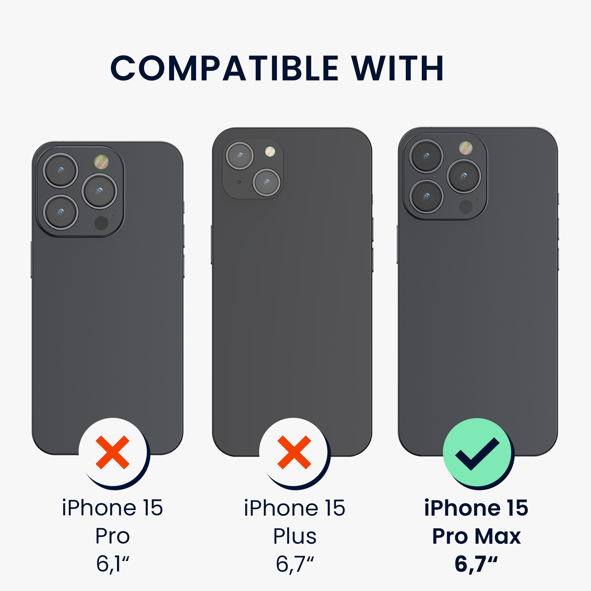 Kožený kryt kwmobile pro iPhone 15 Pro Max - černá karbonová textura