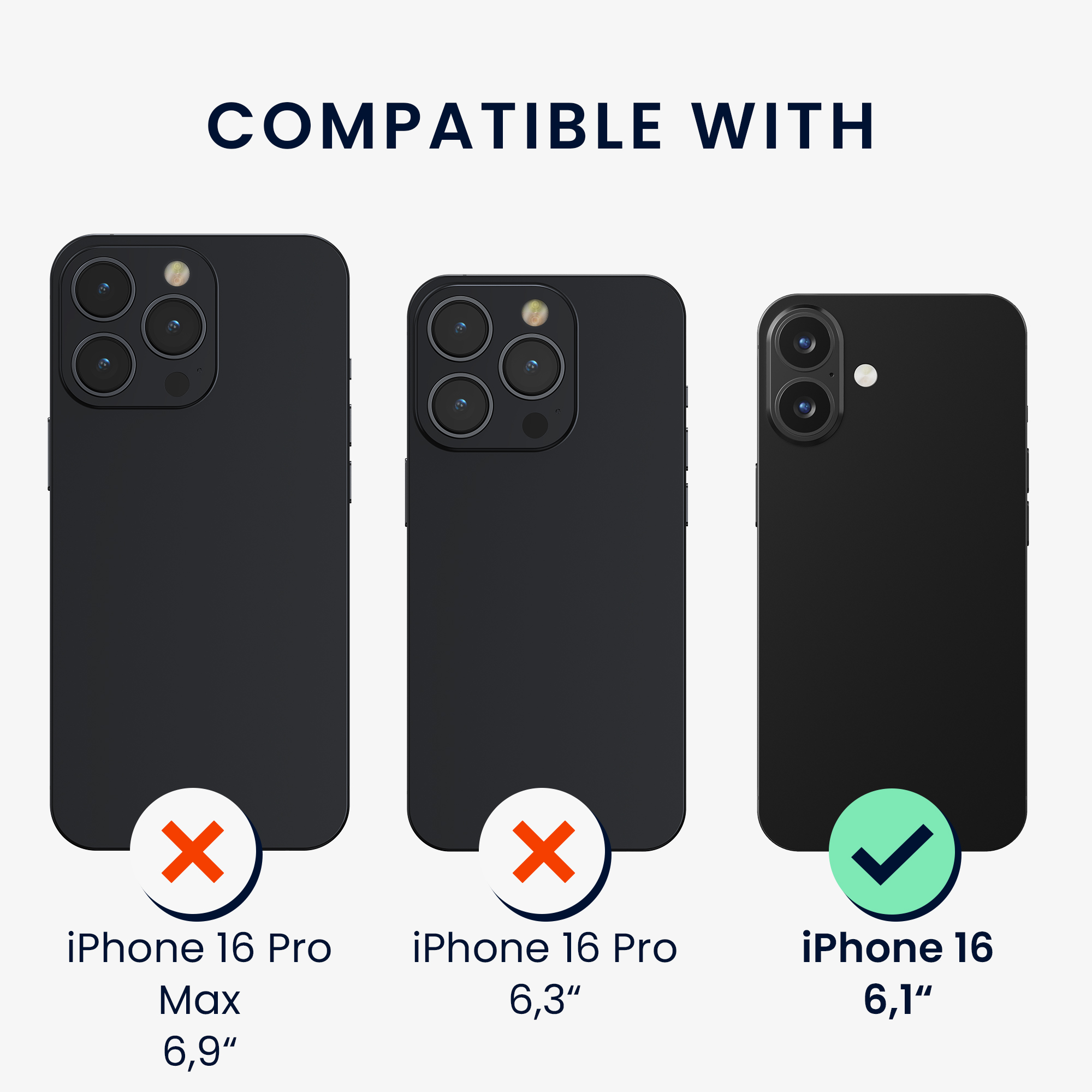 Kryt na mobil s přihrádkou na kartu Apple iPhone 16 kwmobile - transparentní