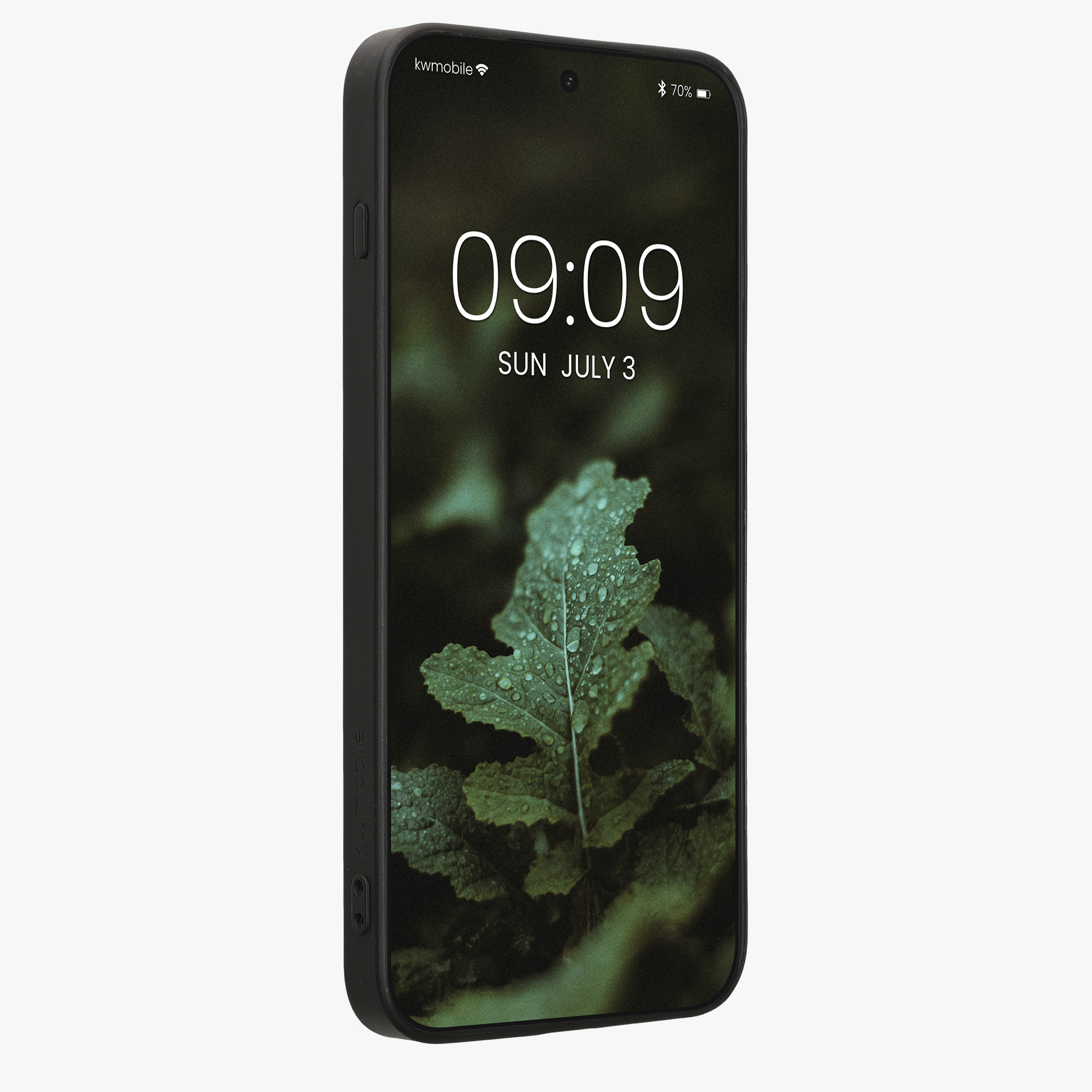Dřevěné pouzdro pro OnePlus 15R kwmobile - tvrdý obal v tmavě hnědé barvě