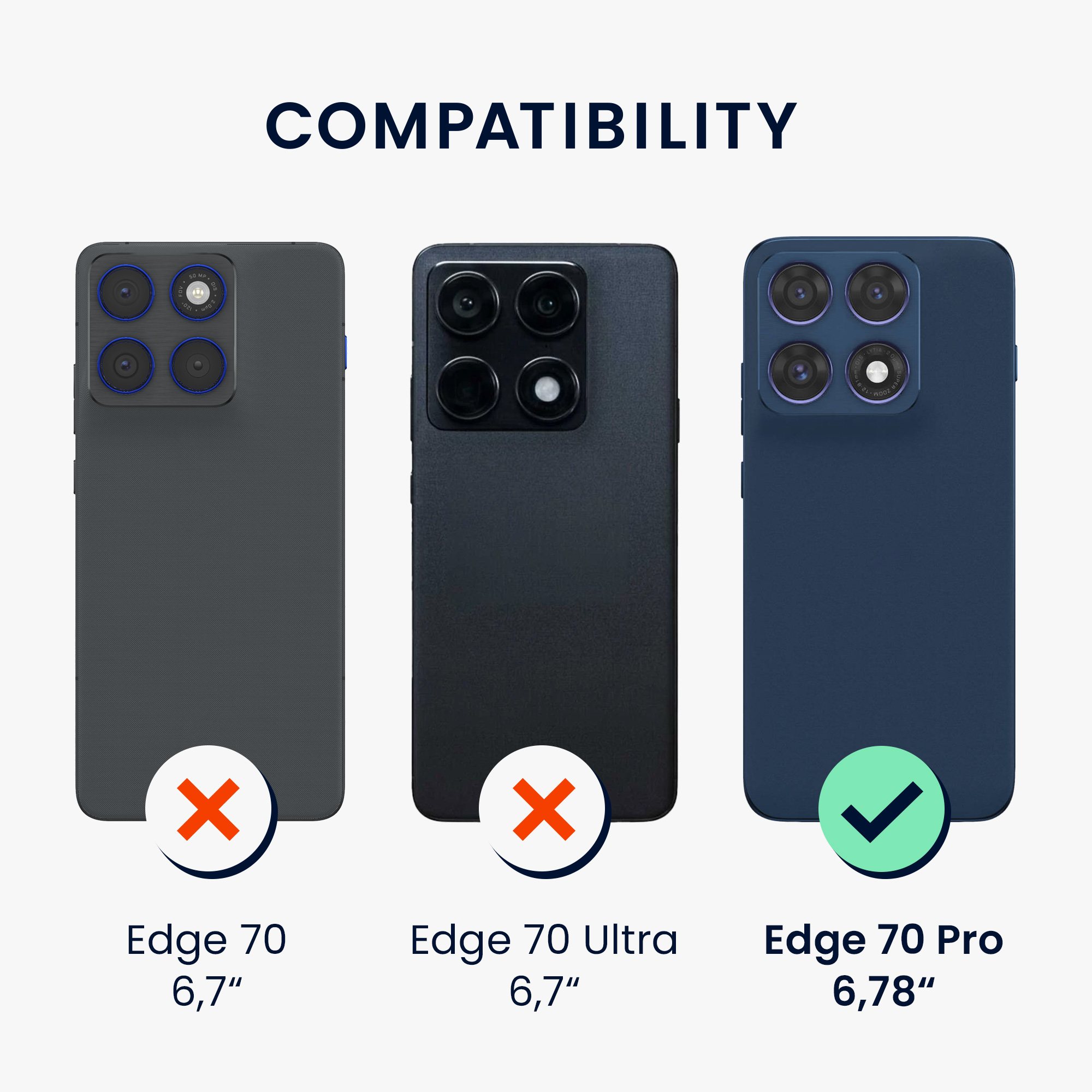 Pouzdro pro Motorola Edge 70 Pro kwmobile TPU - šedozelená