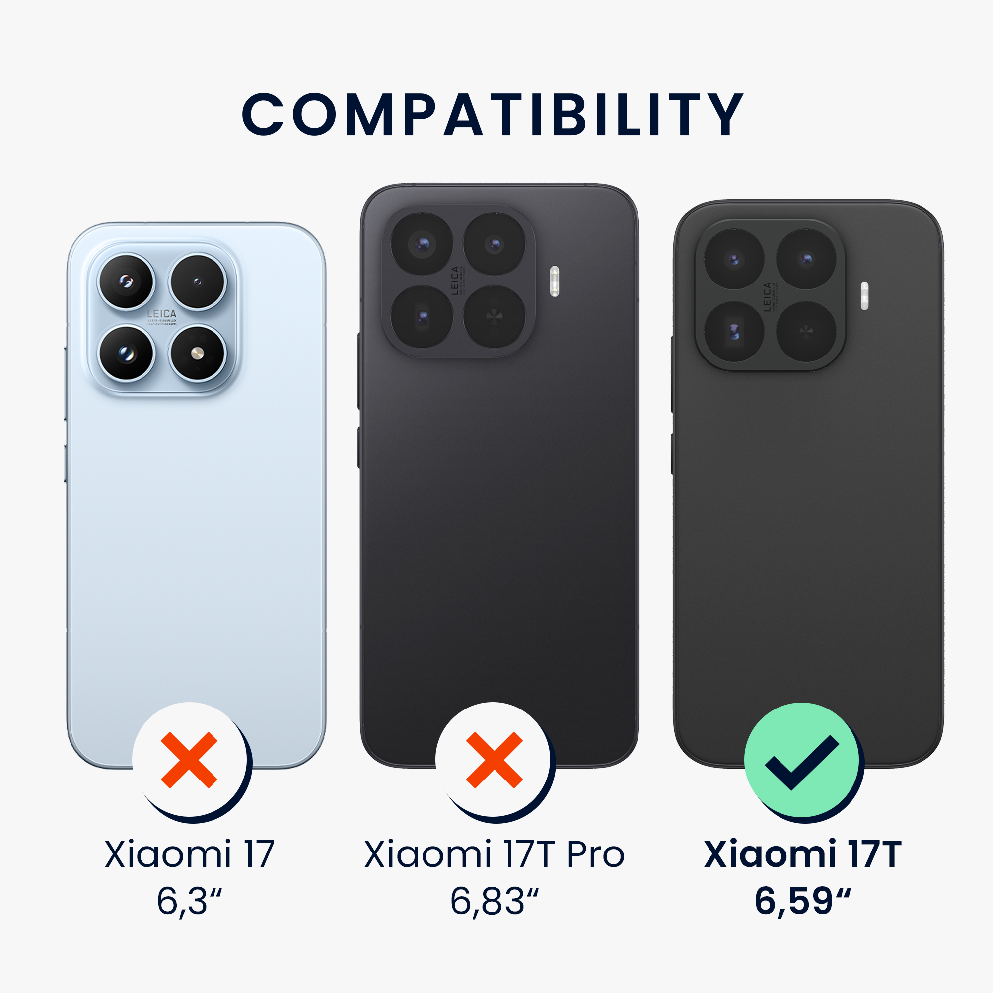 Pouzdro pro Xiaomi 17T kwmobile tenké TPU - šedozelená