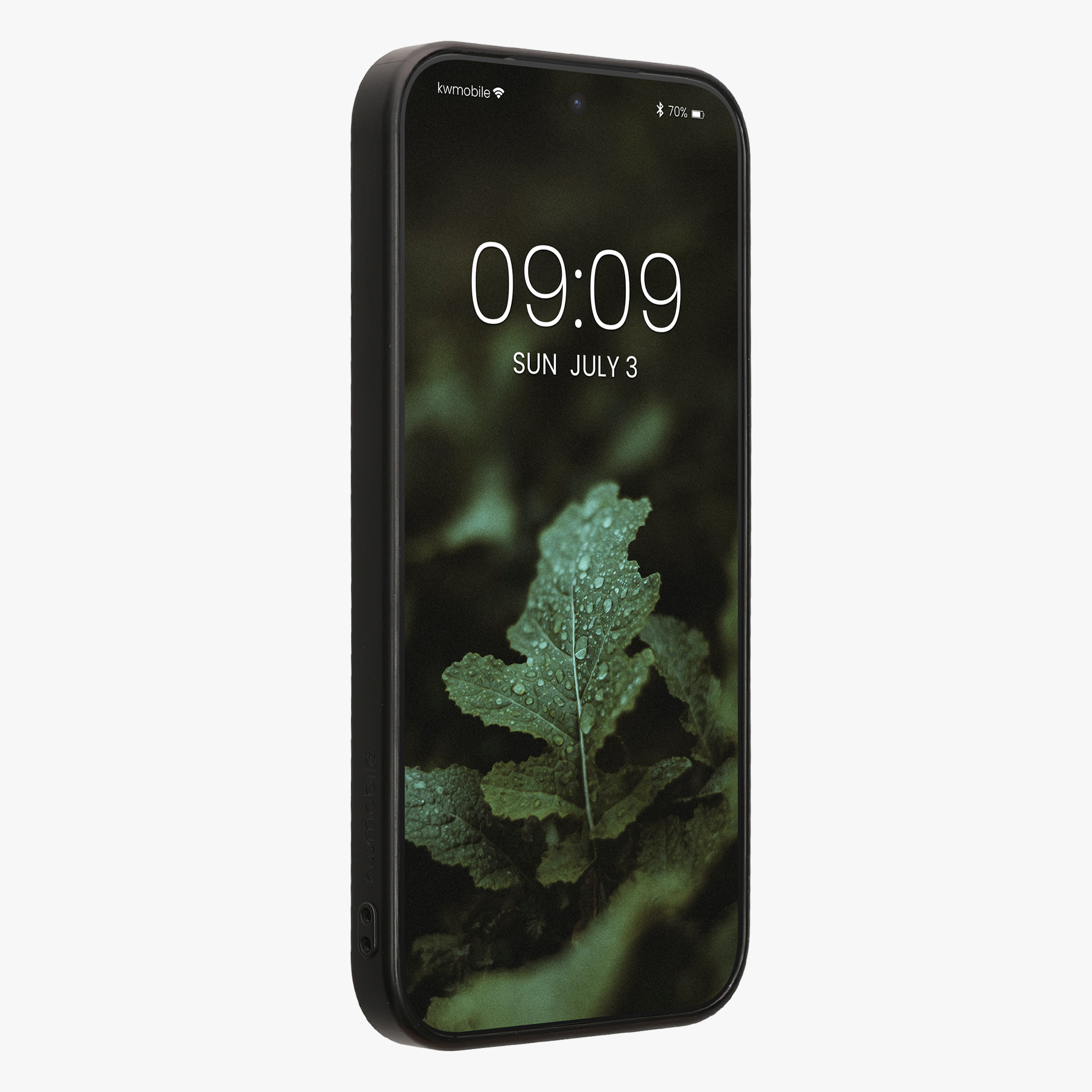 Dřevěné pouzdro pro Xiaomi 17T kwmobile - tvrdý obal v tmavě hnědé barvě