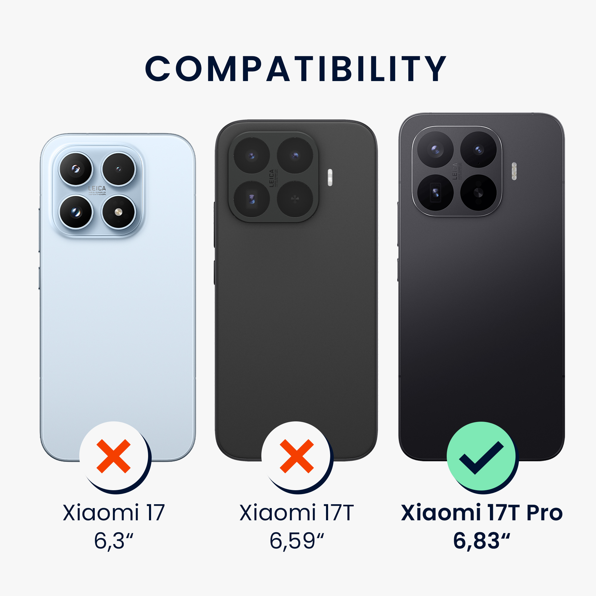 Pouzdro pro Xiaomi 17T Pro kwmobile tenké TPU - matná černá