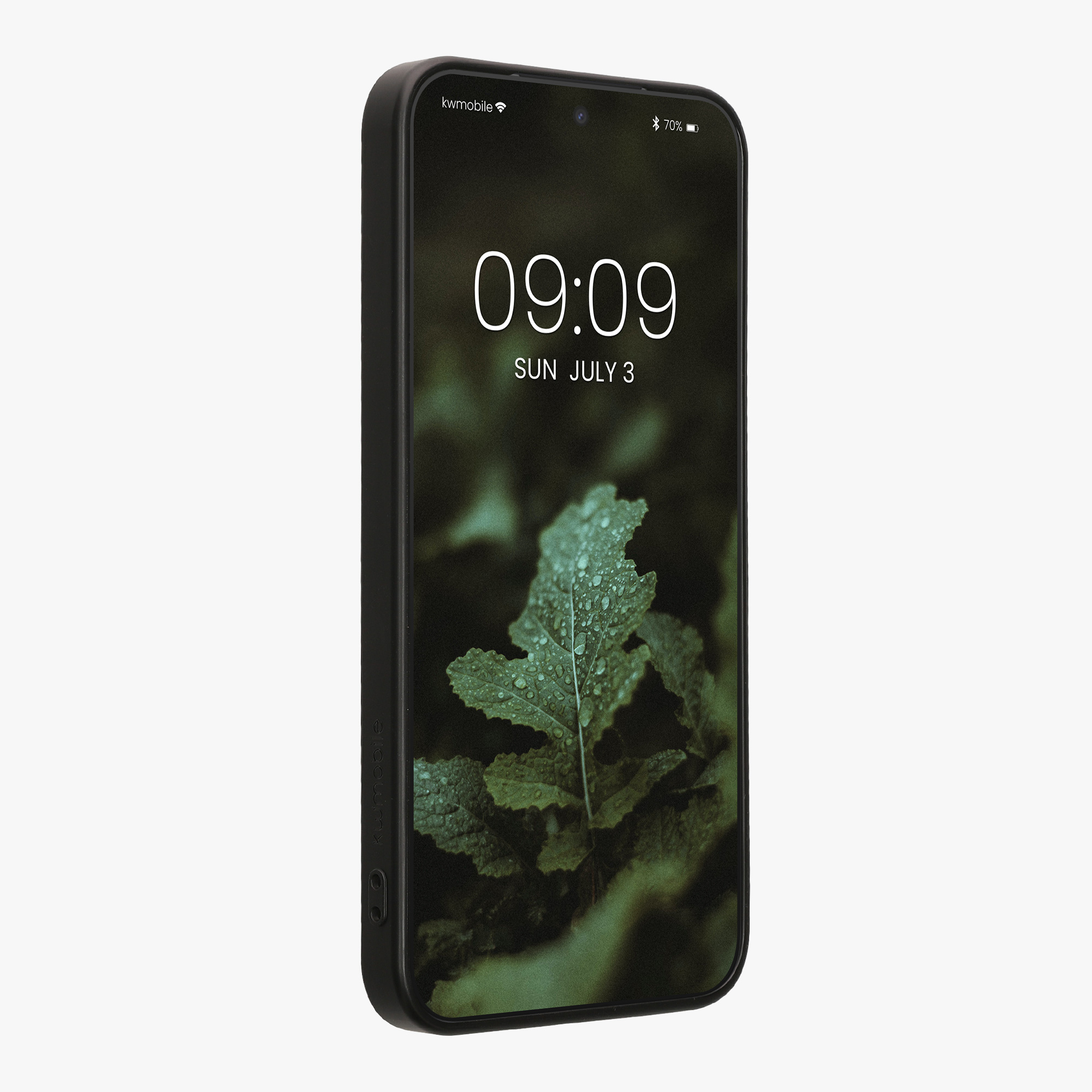 Dřevěný kryt pro Xiaomi 17T Pro s nárazuvzdorným TPU rámečkem kwmobile ‑ tmavě hnědá