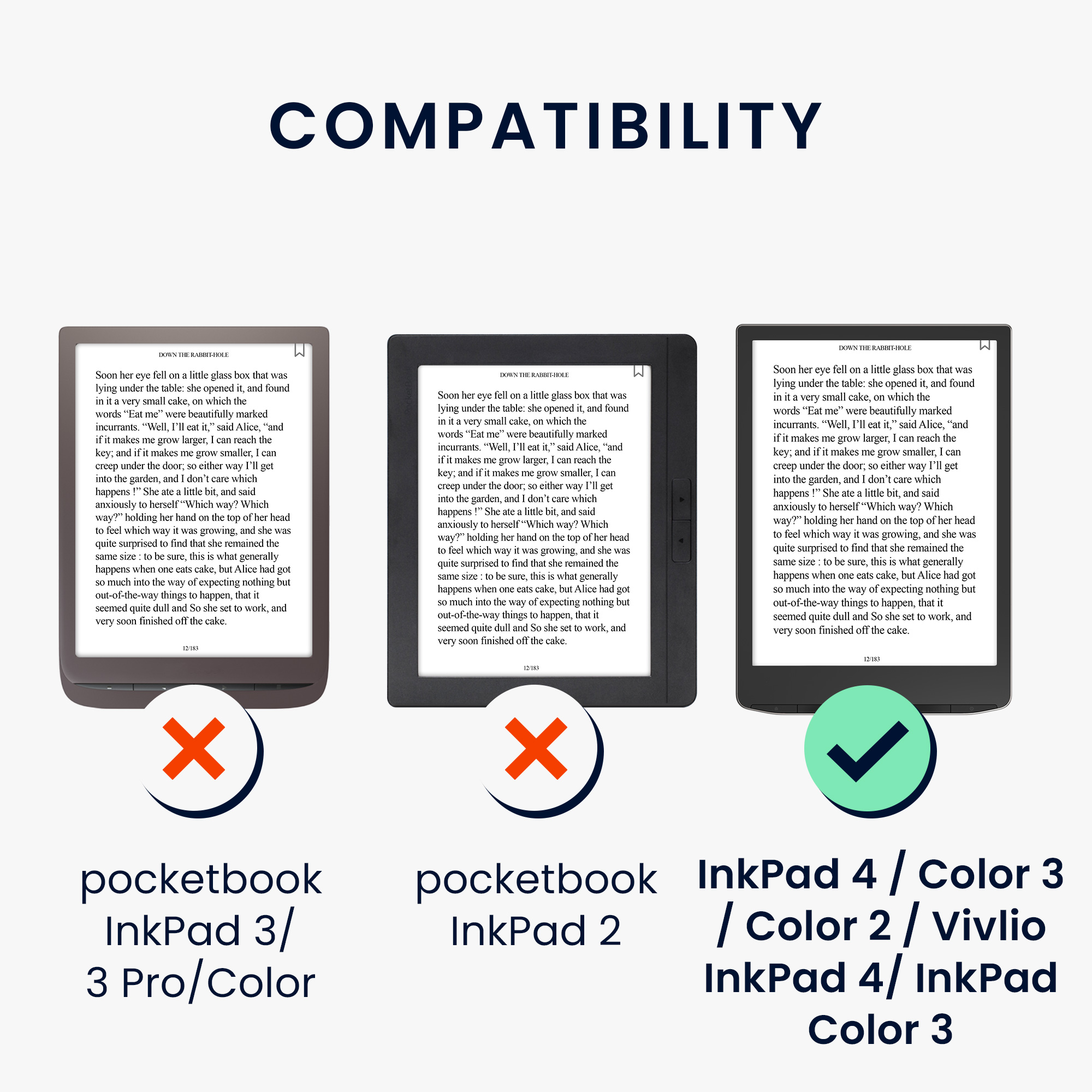 Pouzdro na čtečku kwmobile pro Pocketbook InkPad 4 / Color 3 / Color… - černá