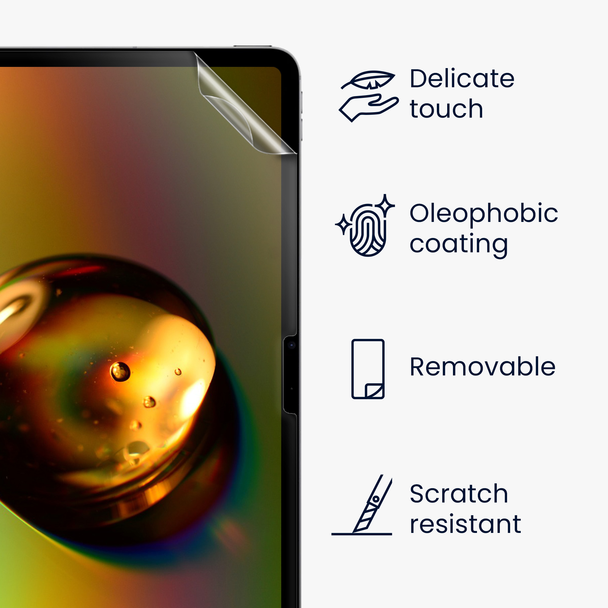 Ochranná fólie kwmobile iPad Air 13″ (6. Gen 2024) - 2 ks, matná