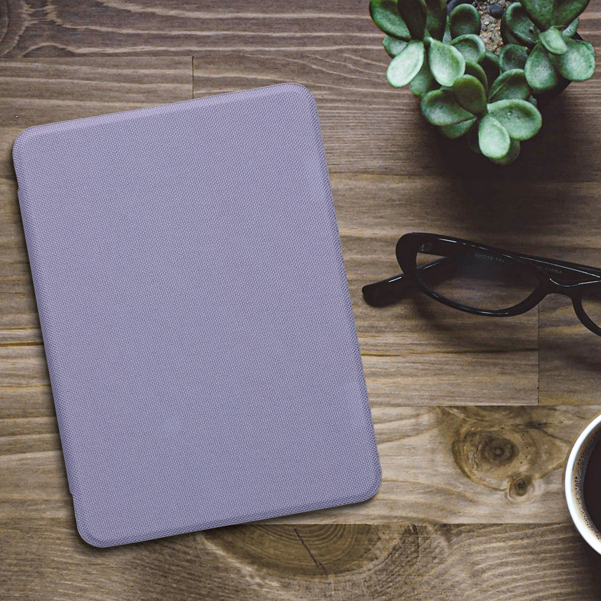 Pouzdro na čtečku kwmobile pro Amazon Kindle Paperwhite (2024)/Colorsoft - levandulová