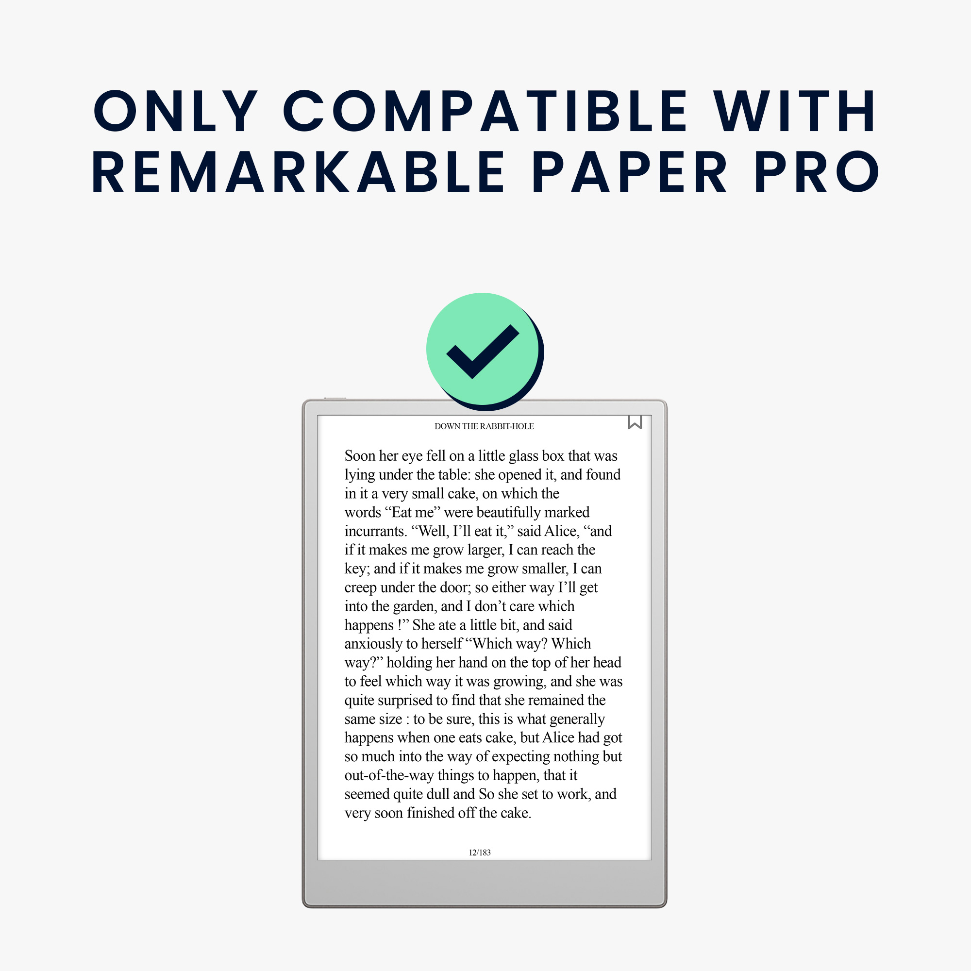 Pouzdro na tablet Remarkable Paper Pro kwmobile - tmavě modrá