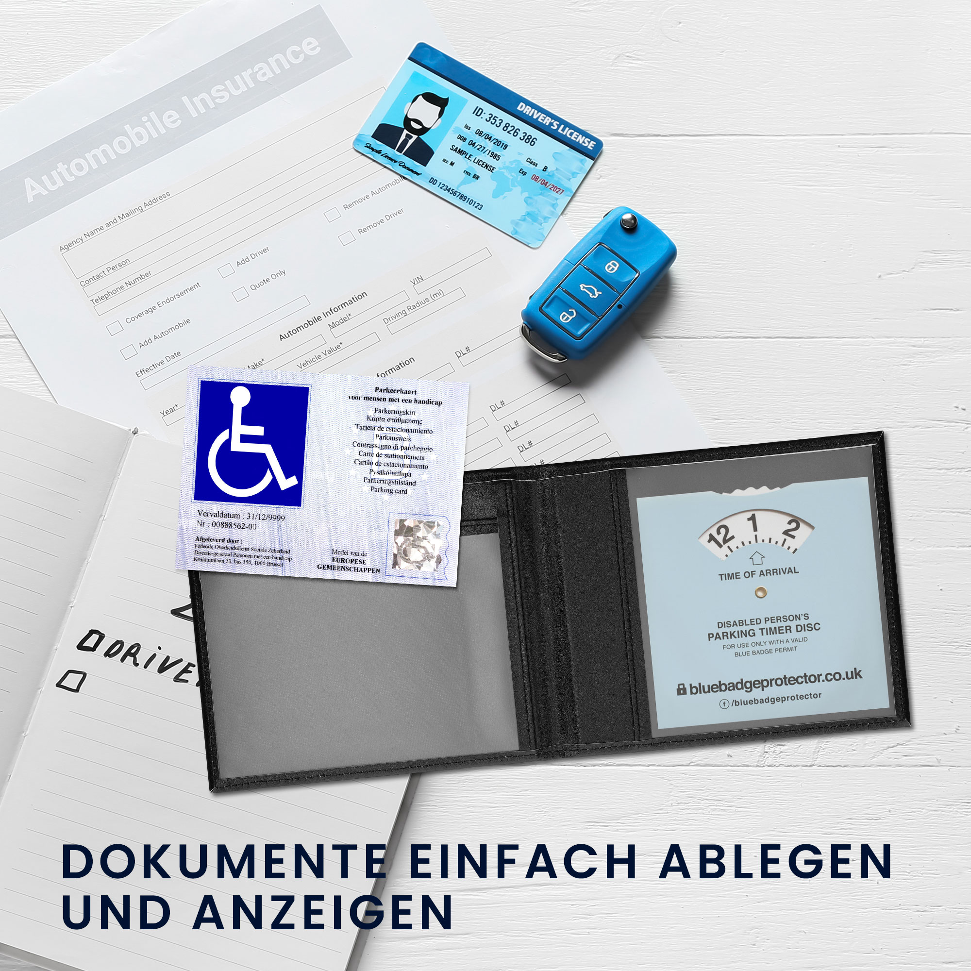 Pouzdro na průkaz Severely Handicapped Pass (German) kwmobile - don't touch