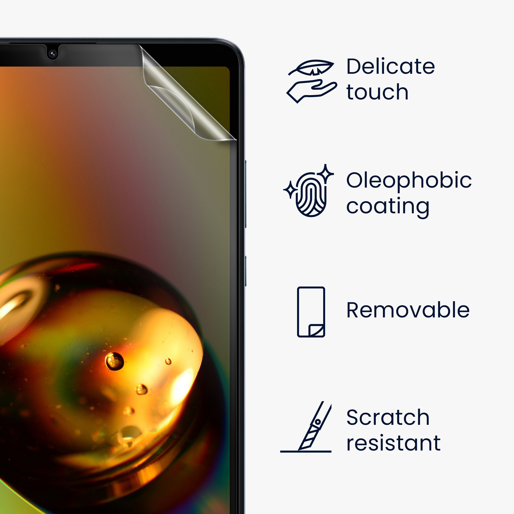 kwmobile matná ochranná fólie Redmi Pad SE 8.7" 2 ks