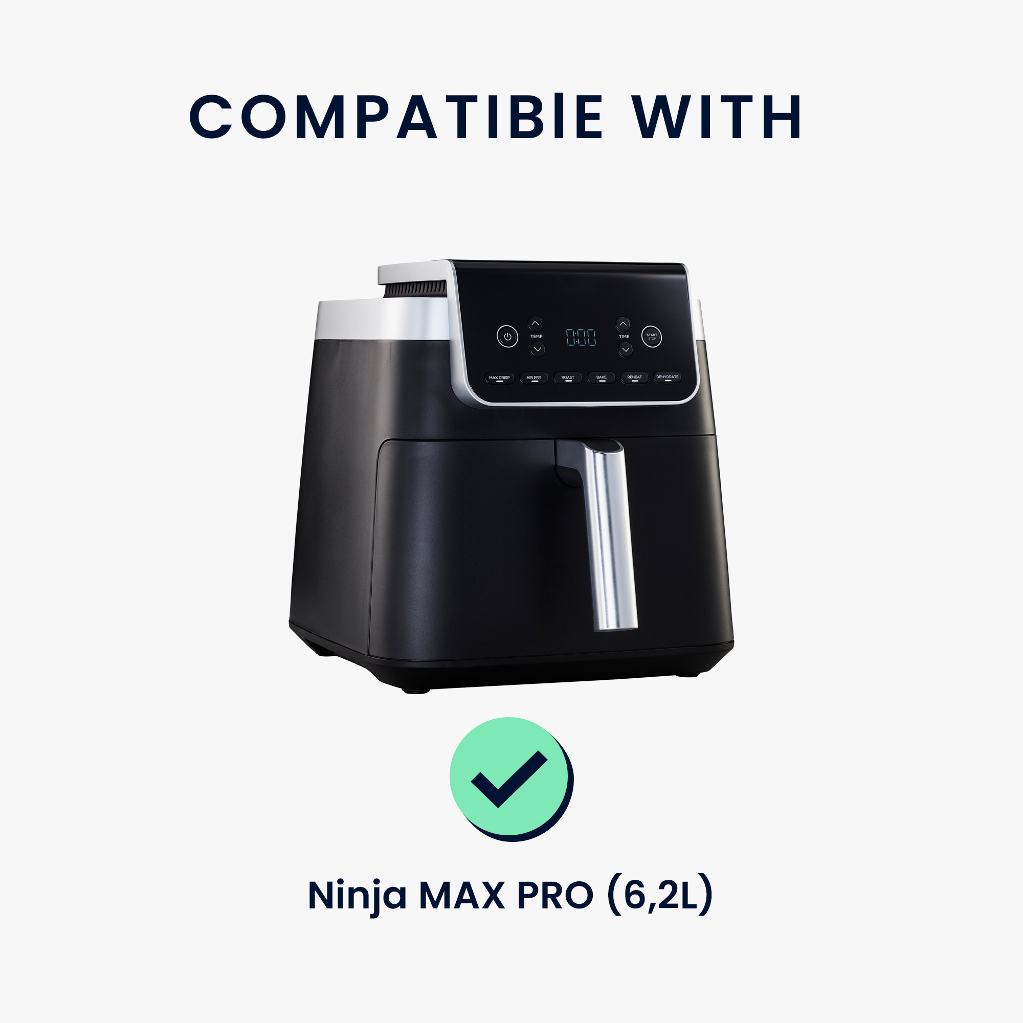 Kwmobile Obal na spotřebič Ninja MAX PRO (6,2L) tmavě šedá