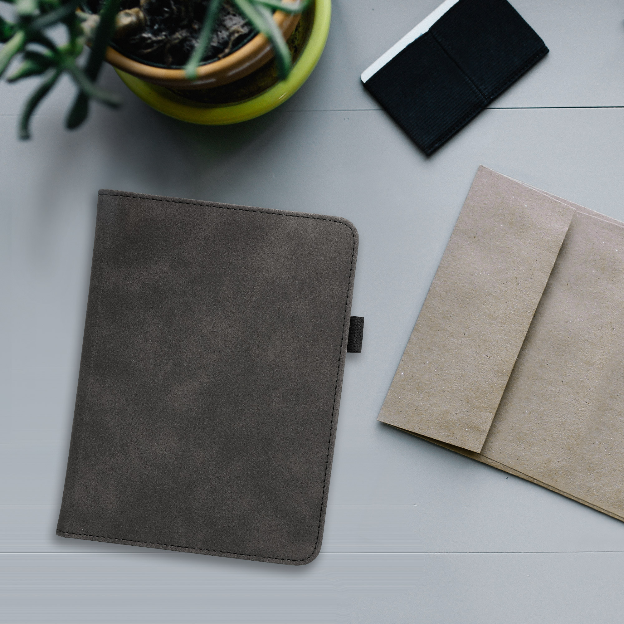 Pouzdro na čtečku kwmobile Kindle Paperwhite 2024 / Colorsoft - tmavě šedá