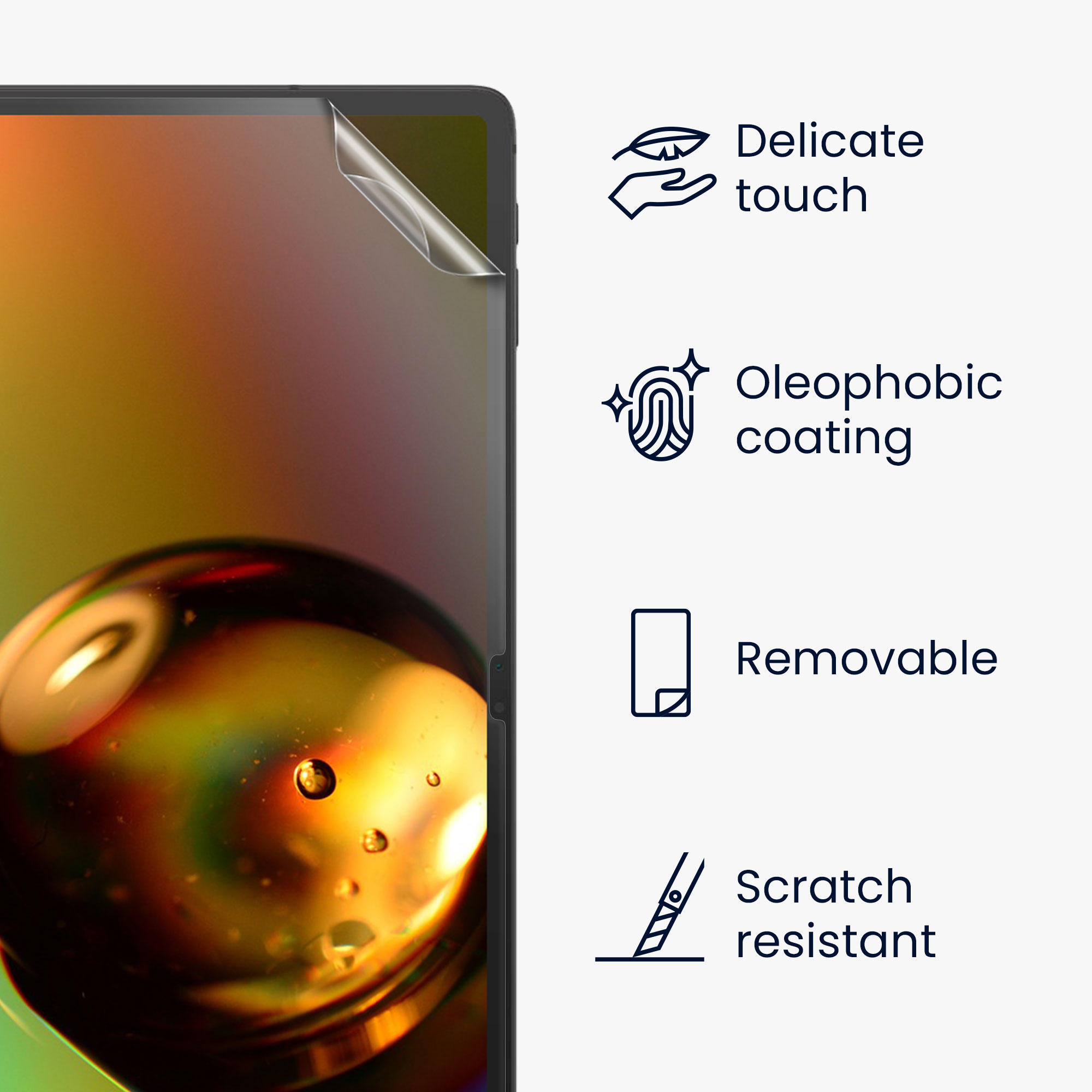 Ochranné fólie na displej pro Samsung Galaxy Tab S10 FE / S10 Lite / S9 FE / S9 kwmobile - sada 2 matných antireflexních fólií