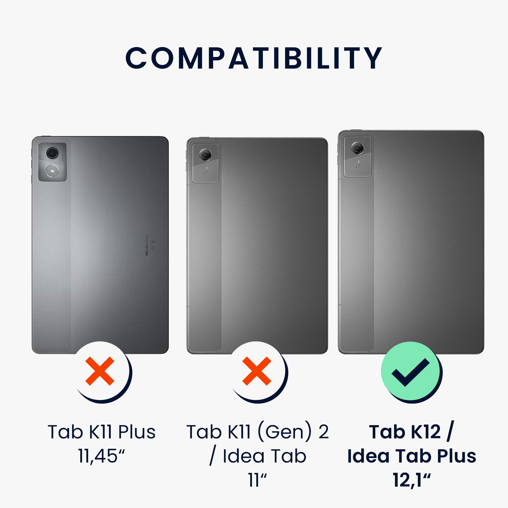 Pouzdro pro Lenovo Tab K12 / Idea Tab Plus kwmobile TPU - transparentní