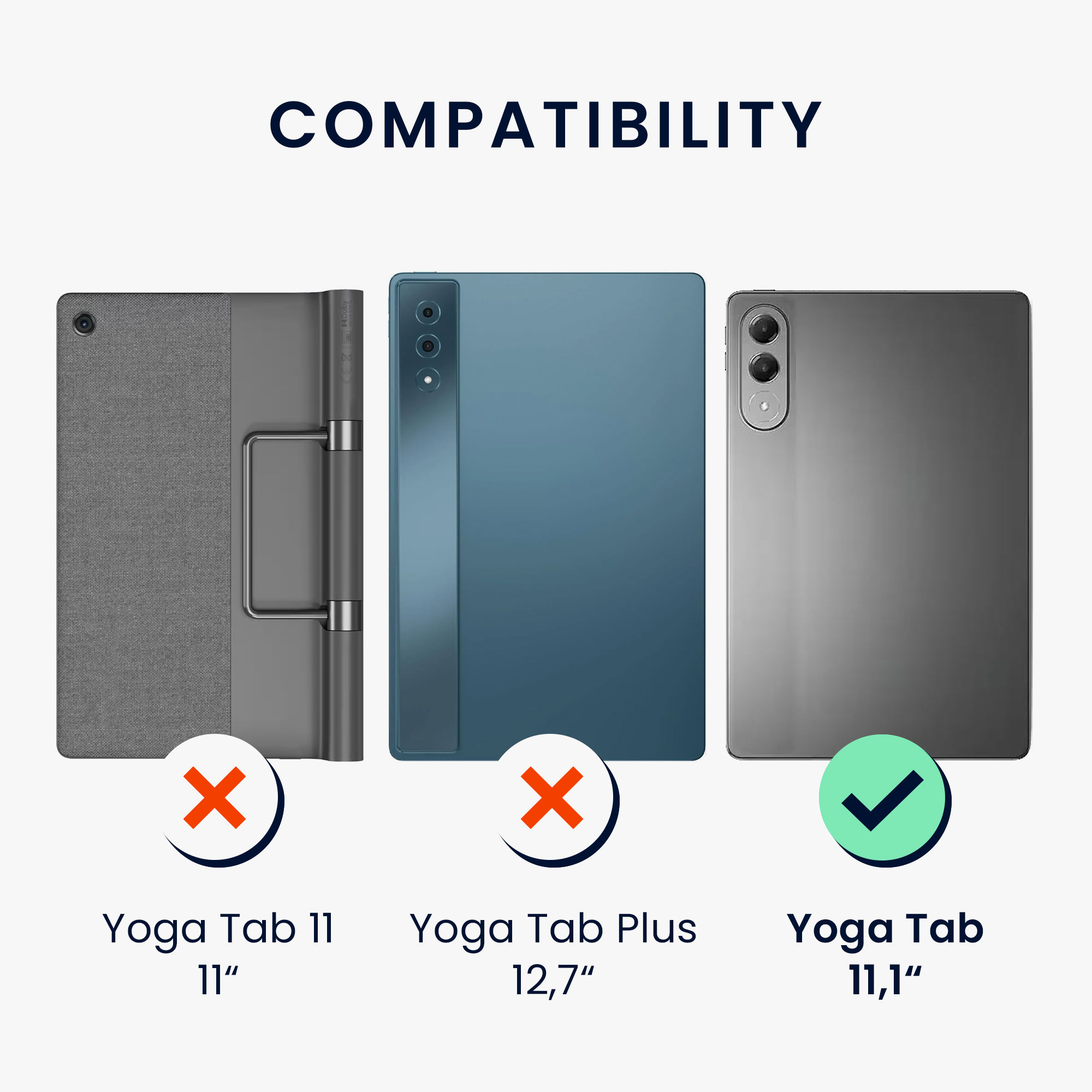 Pouzdro pro Lenovo Yoga Tab kwmobile TPU - transparentní