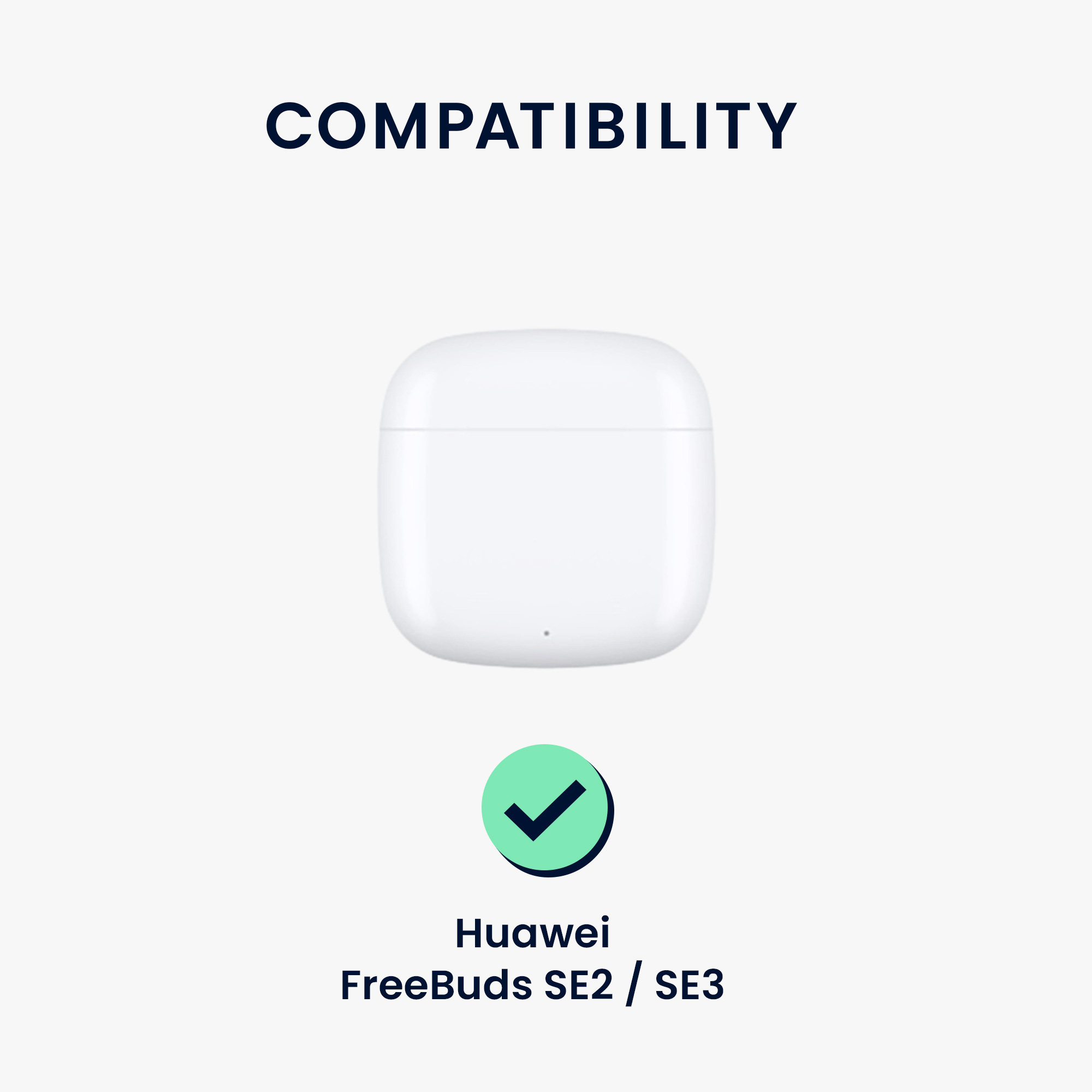 Obal pro Huawei FreeBuds SE2 / SE3 kwmobile s karabinou silikonové - žlutá