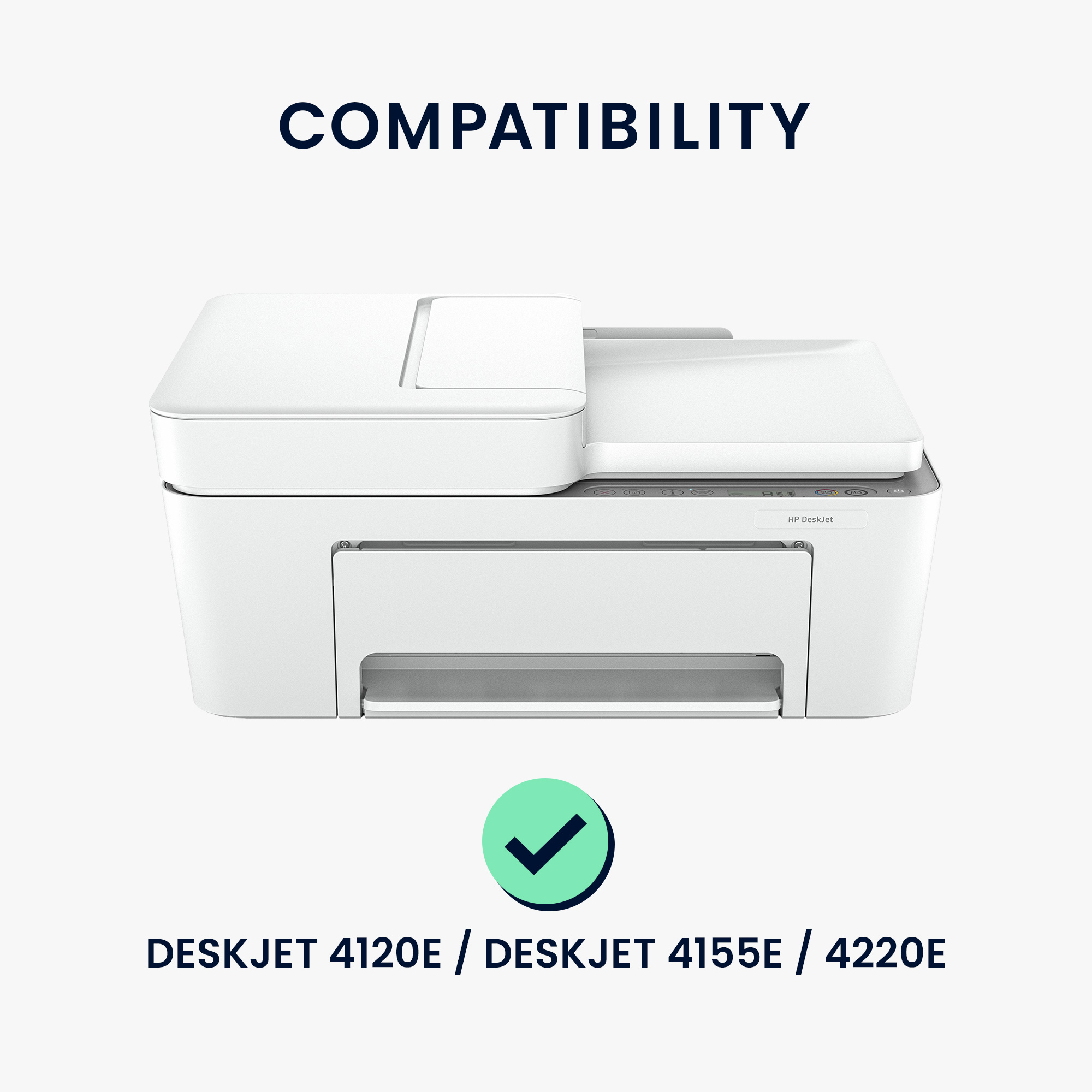 Ochranný kryt proti prachu pro DeskJet 4120e / DeskJet 4155e / 4220e kwmobile - žlutá / zelená / béžová