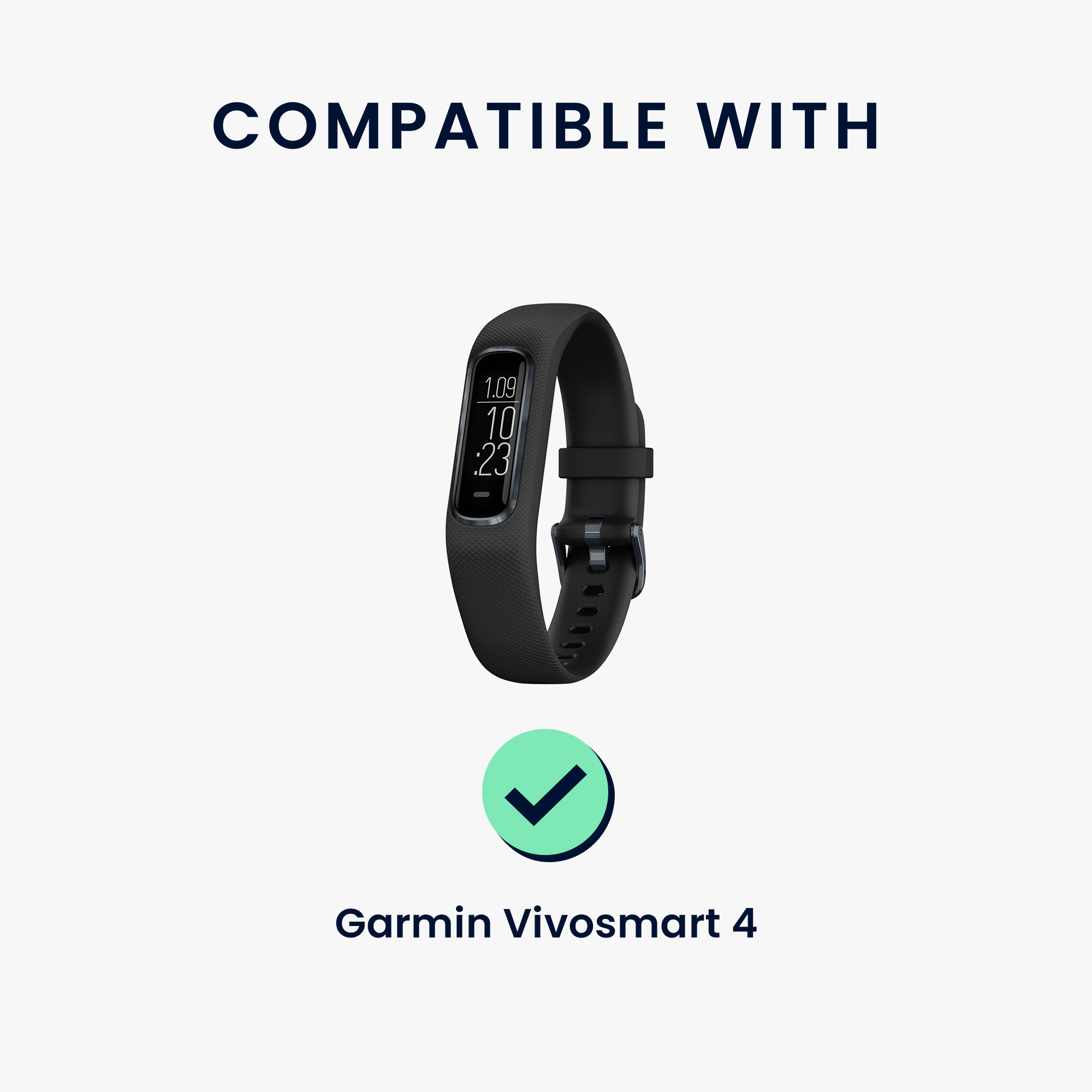 Nabíjecí kabel kwmobile pro Garmin vivosmart 4 - černá
