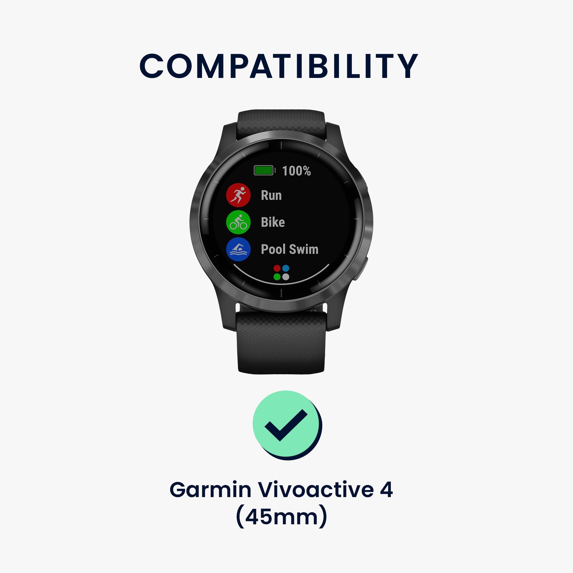 Ochranná fólie kwmobile pro Garmin Vivoactive 4 (45 mm) - 2 ks