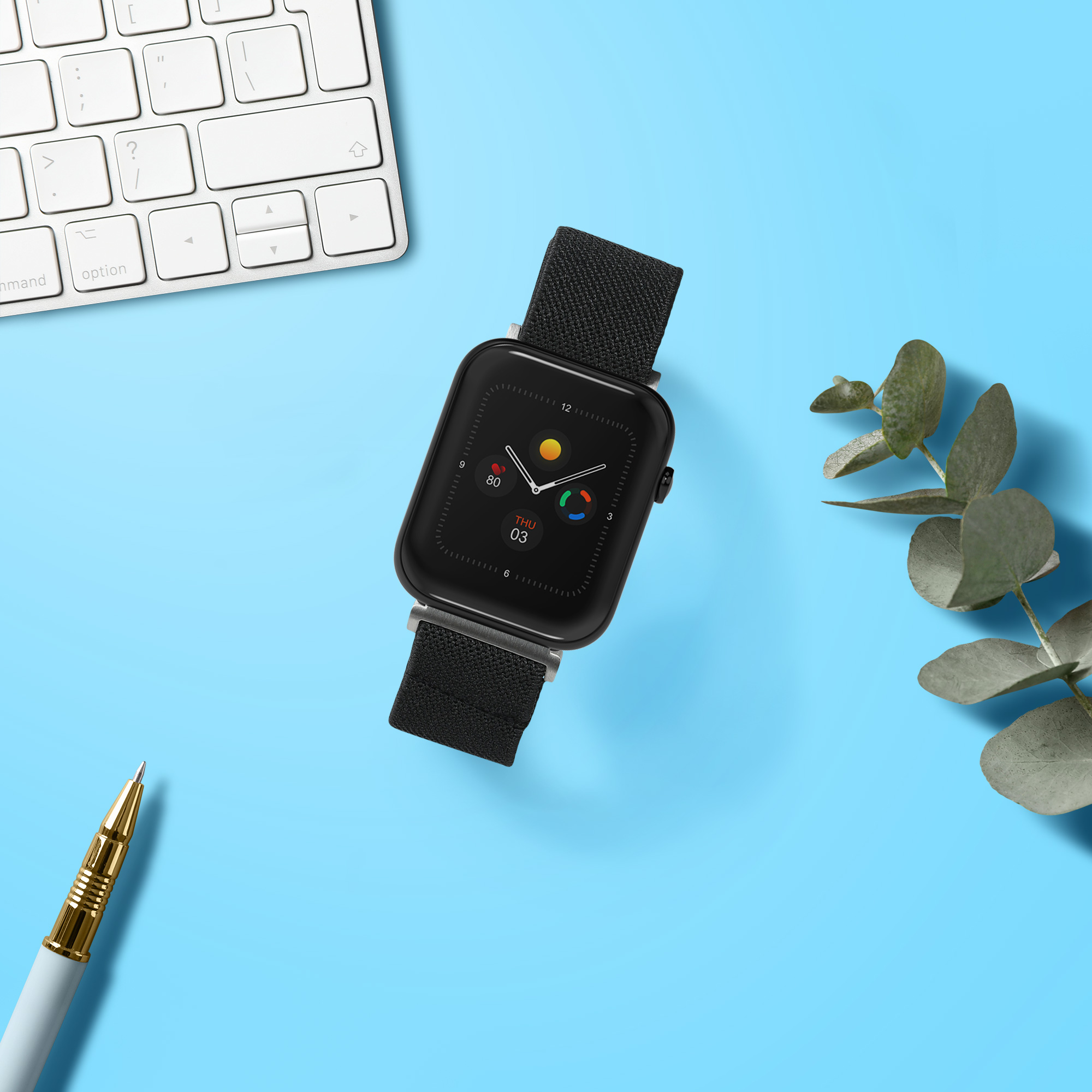 Řemínek na chytré hodinky kwmobile pro Ticwatch GTH / E3 / C2 - černá