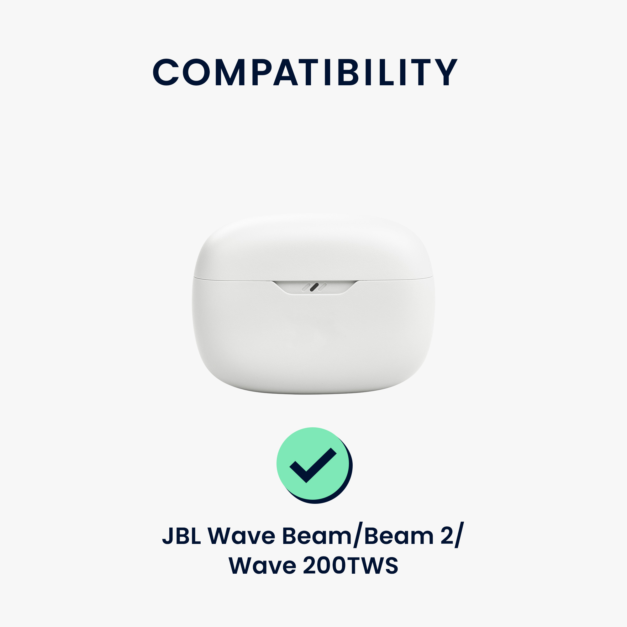 Obal pro JBL Wave Beam / Beam 2 / Wave 200TWS kwmobile s karabinou silikonové - oranžová