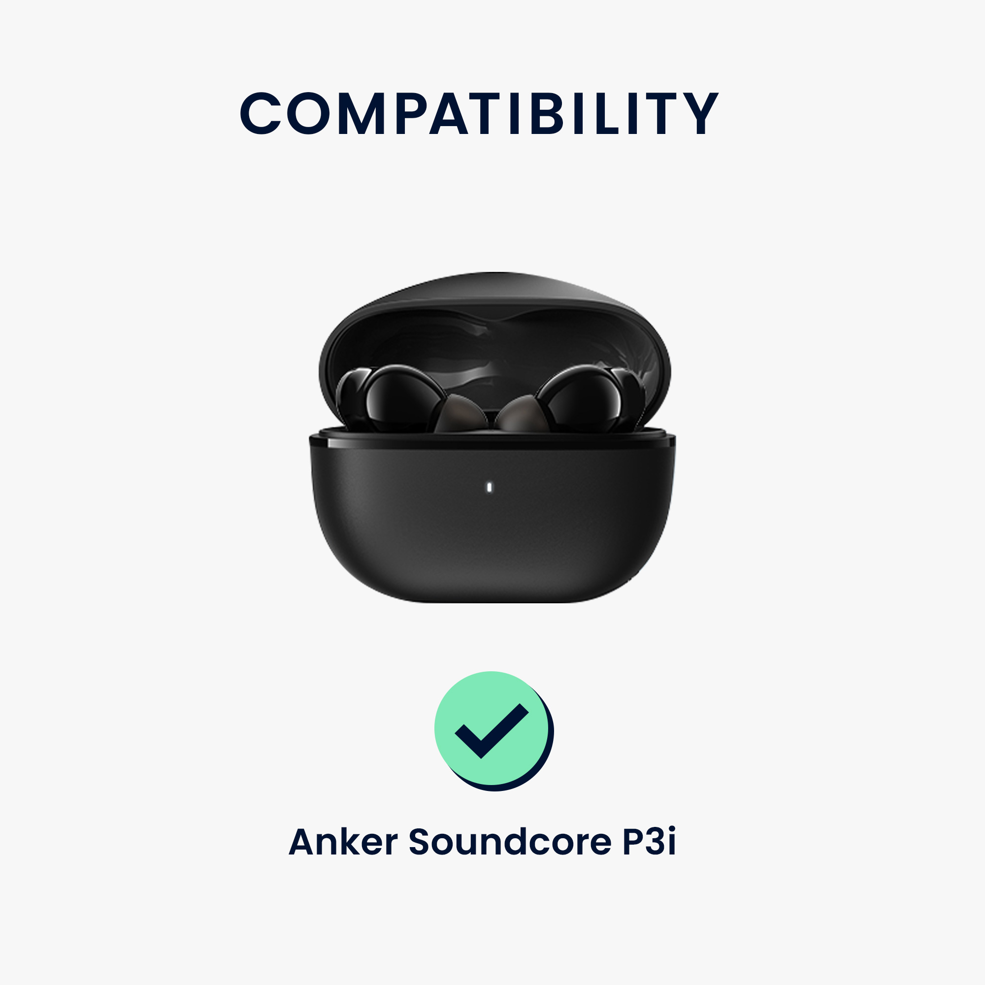 Pouzdro kwmobile pro Anker Soundcore P3i Case, tmavě zelená