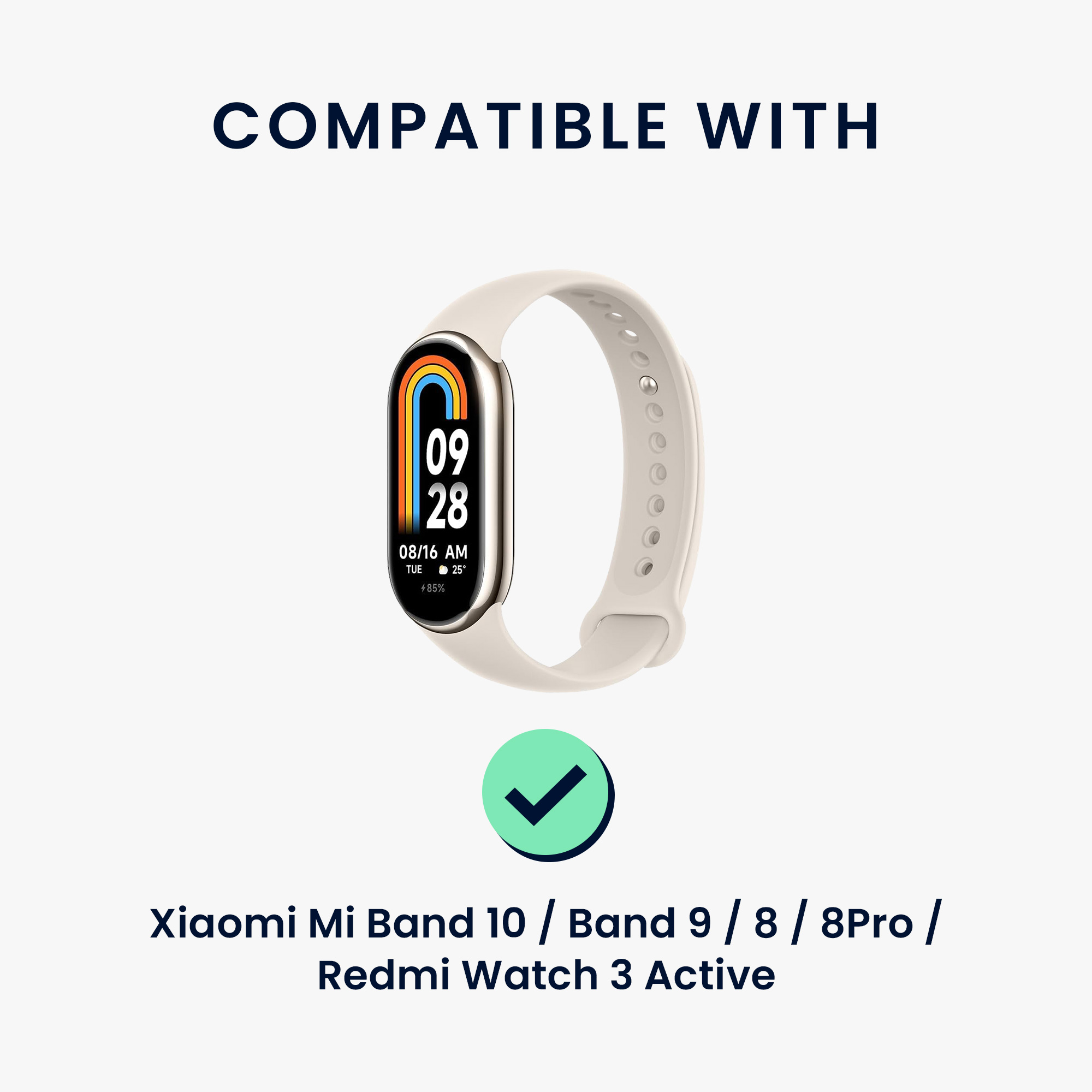 Nabíjecí kabel kwmobile Xiaomi Mi, bílá