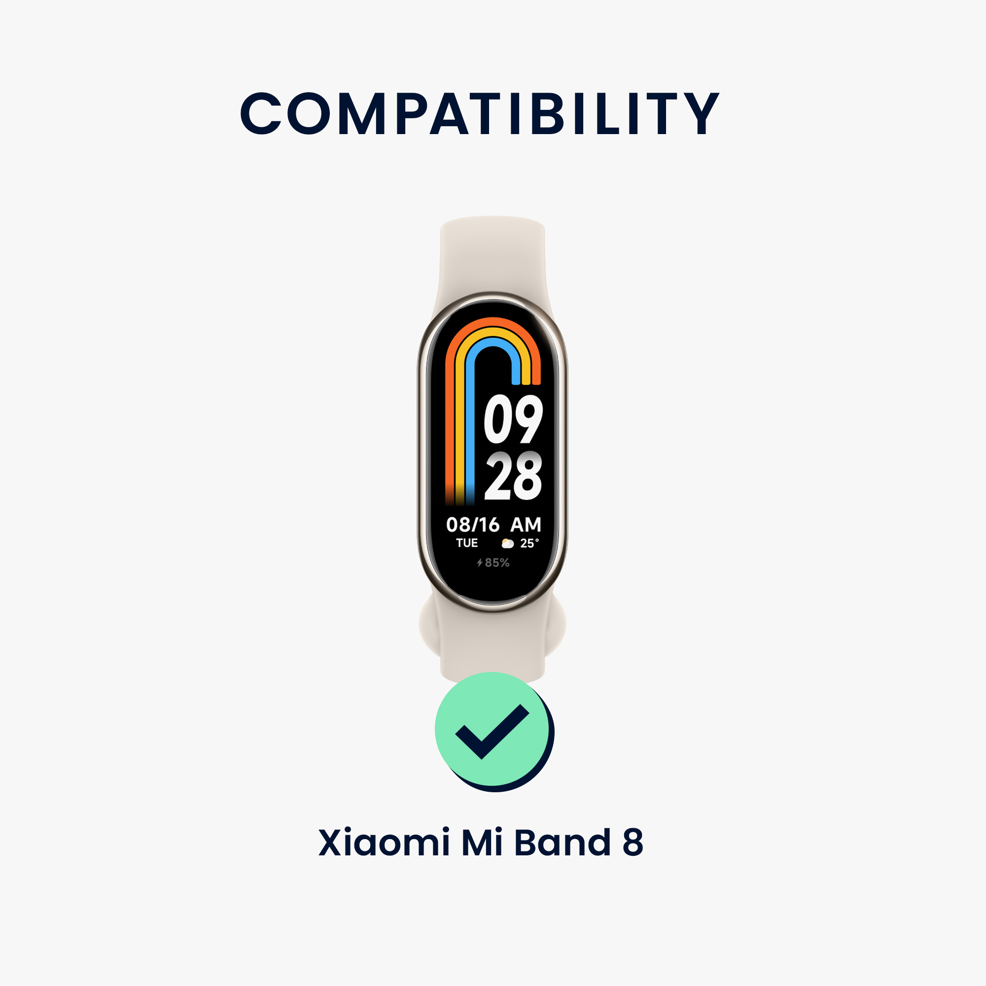 2 ks Ochranná fólie kwmobile Xiaomi Mi, 2x Smart Watch Protector Anti-Fingerprint