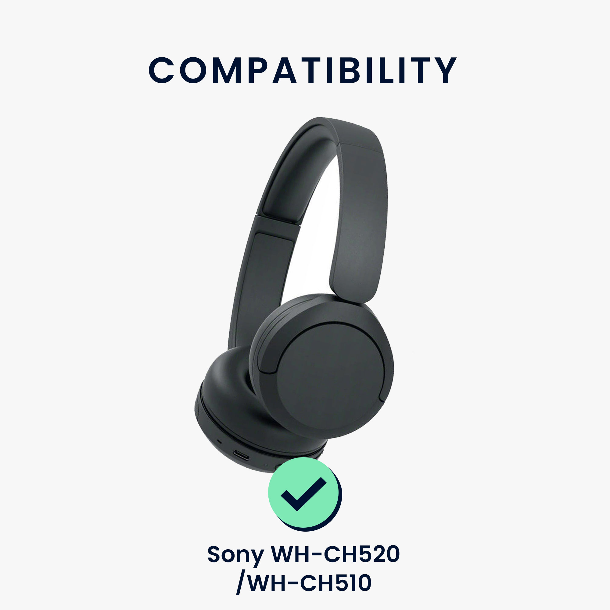 Pouzdro na sluchátka kwmobile pro WH-CH520 / WH-CH510 / MDR-ZX110