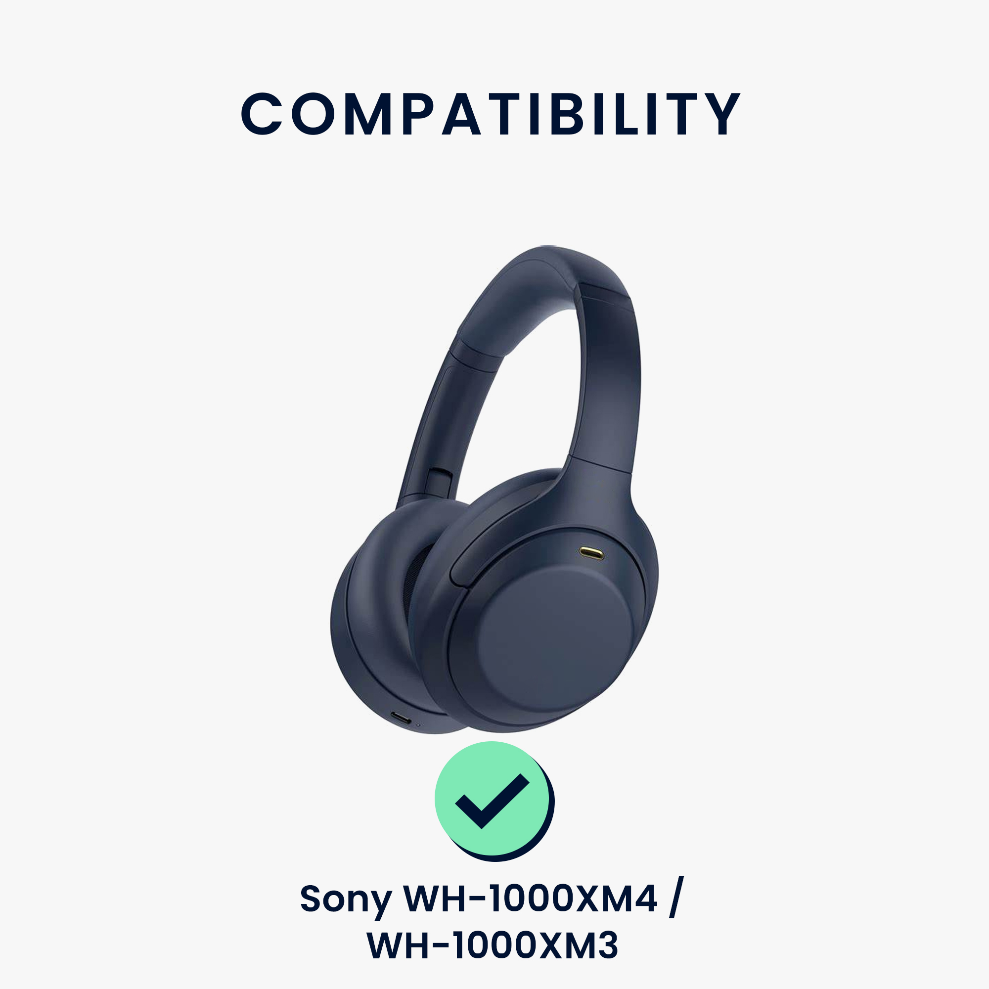 Pouzdro na sluchátka kwmobile pro WH-1000XM4 / WH-1000XM3 / Jabra Evolve 20