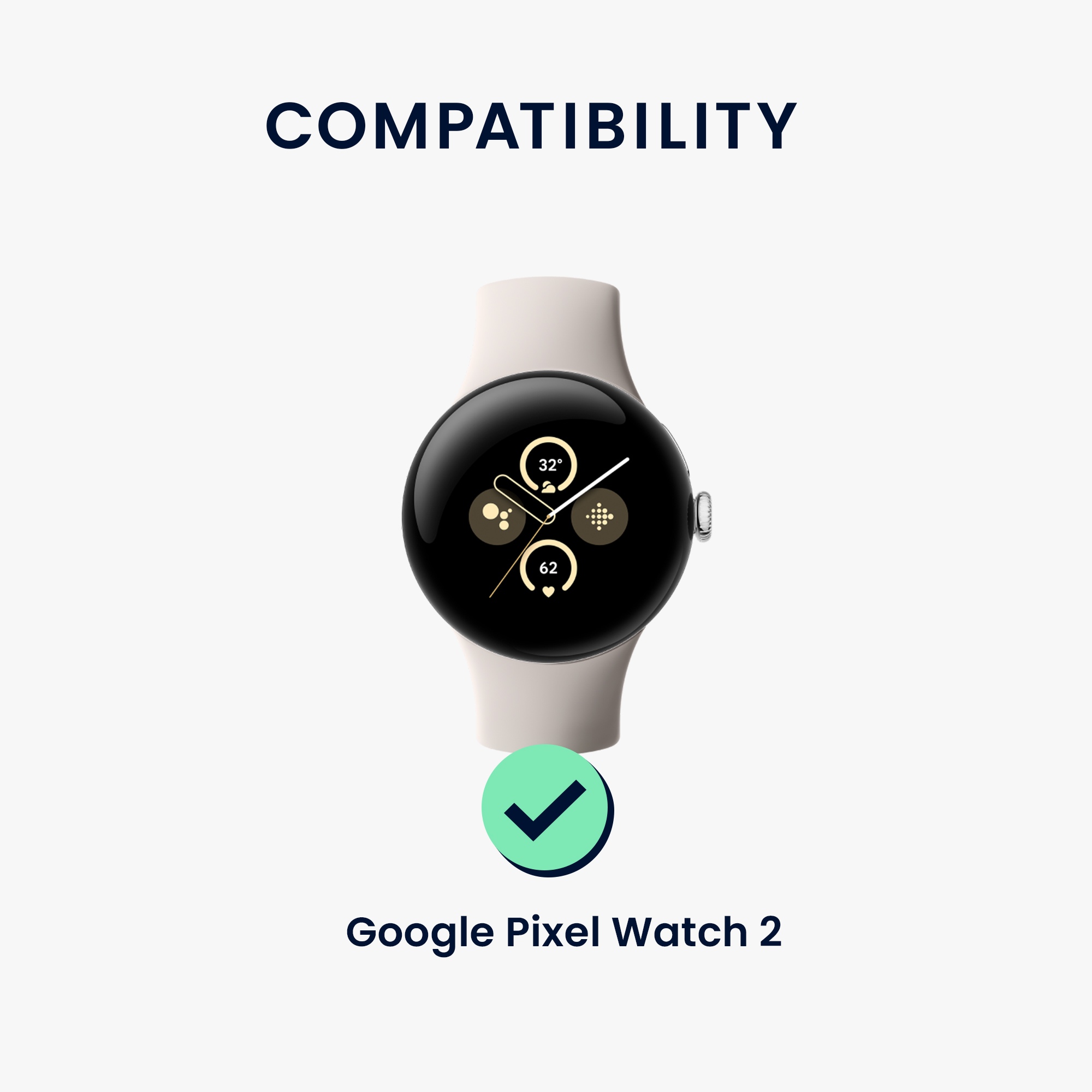 Řemínek / adaptér kwmobile pro Google Pixel Watch 3 41mm - no tools required
