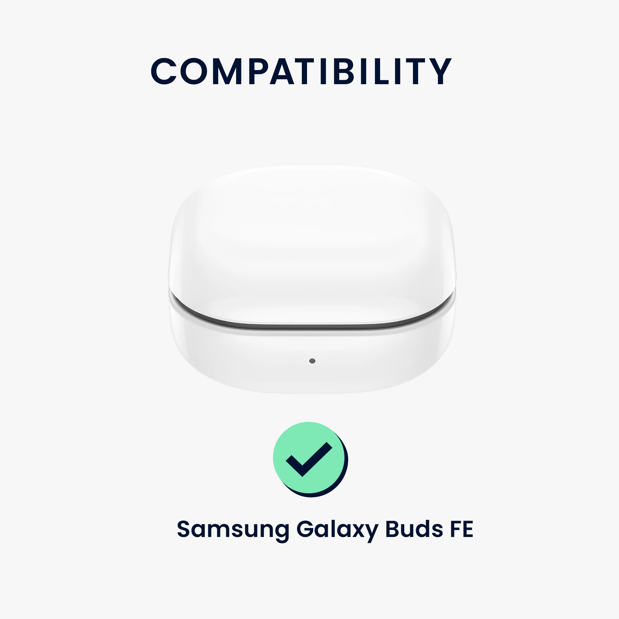 Obal pro Samsung Galaxy Buds FE kwmobile s karabinou silikonové - levandulová