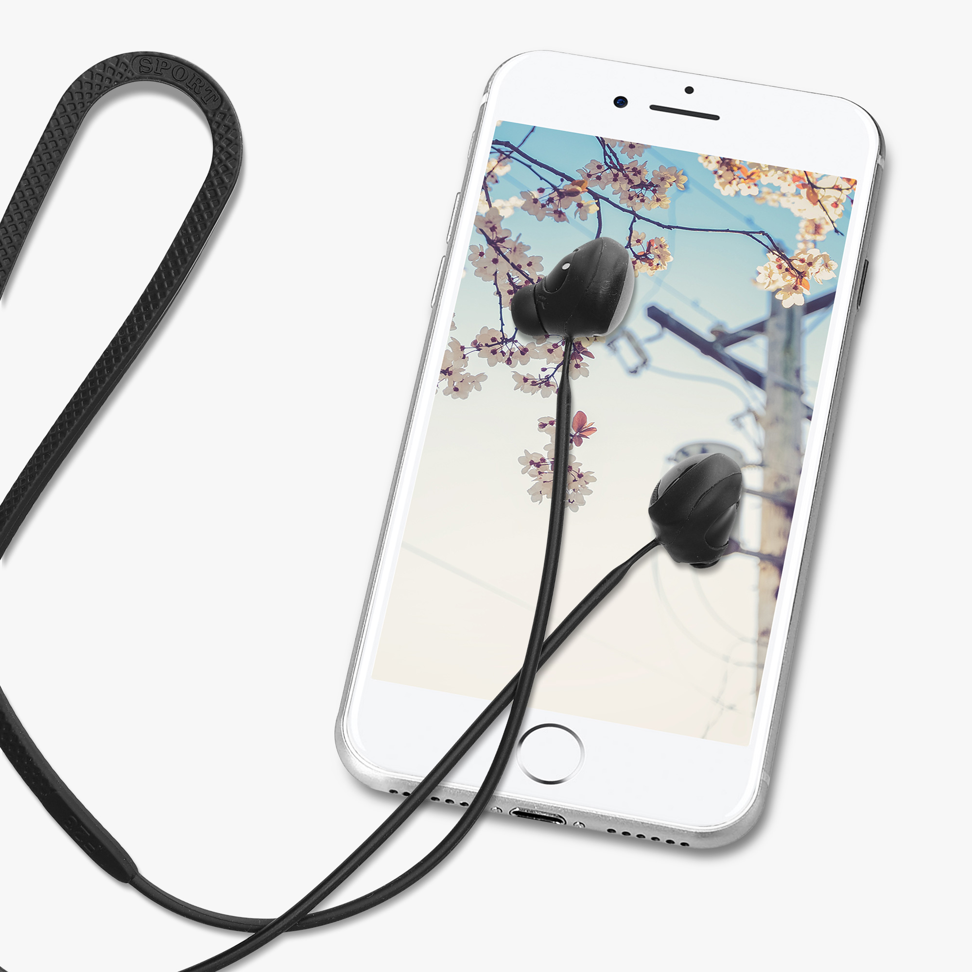 Držák kabelu na sluchátka Anker Soundcore Space A40 kwmobile - černá