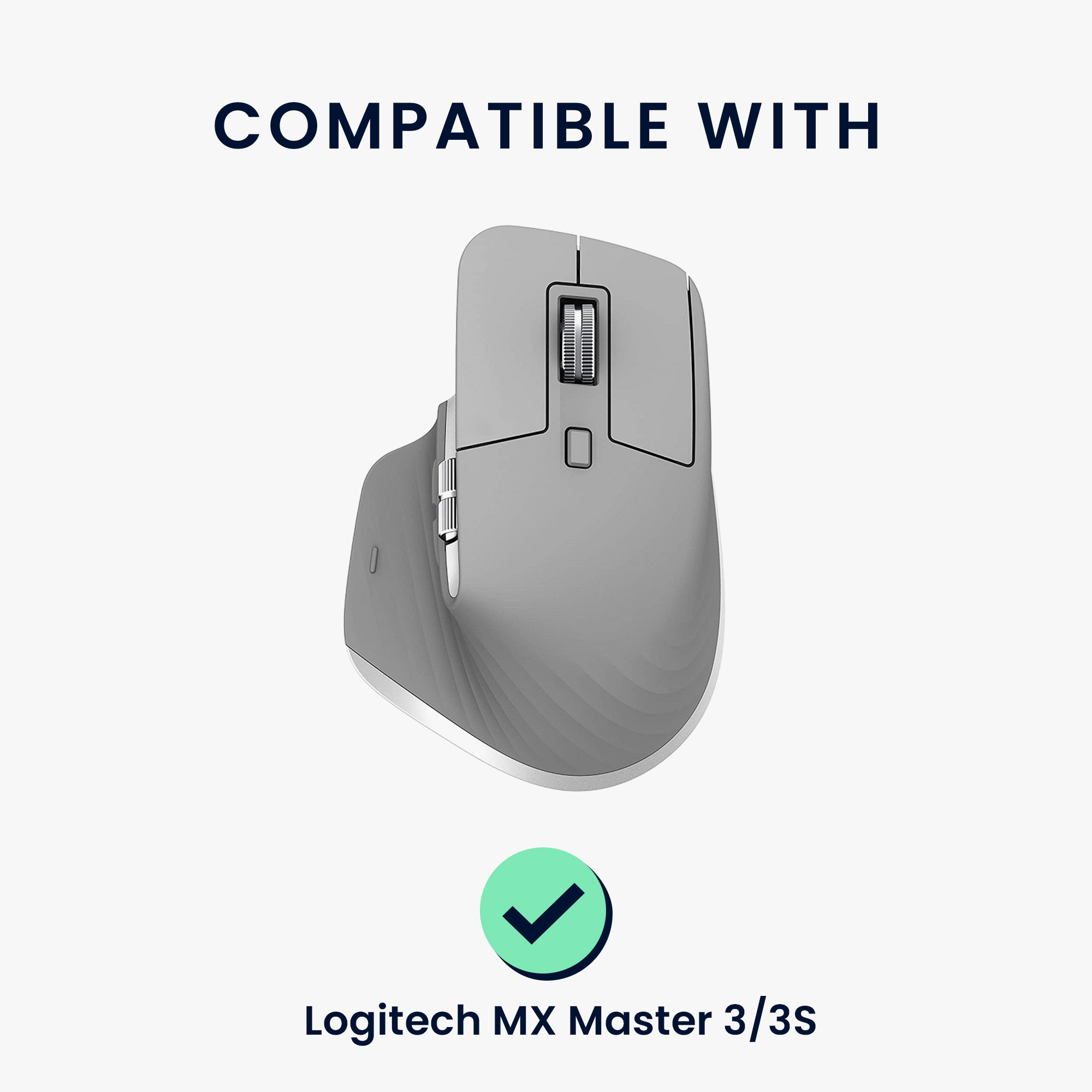 Náhradní nožičky na myš pro Logitech MX Master 3 / 3S Computer Mouse Skates Sticker kwmobile - černá