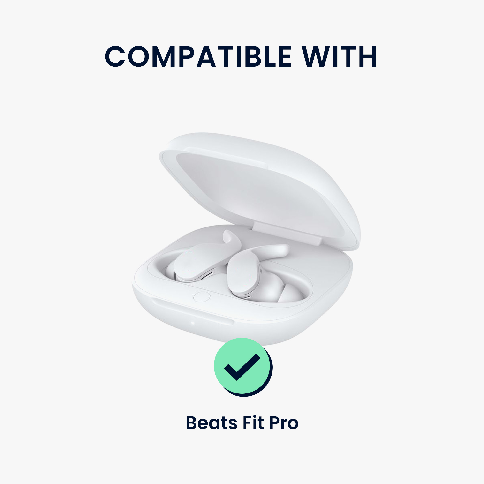 Náhradní špunty do uší Beats Fit Pro kwmobile 6 ks bílá