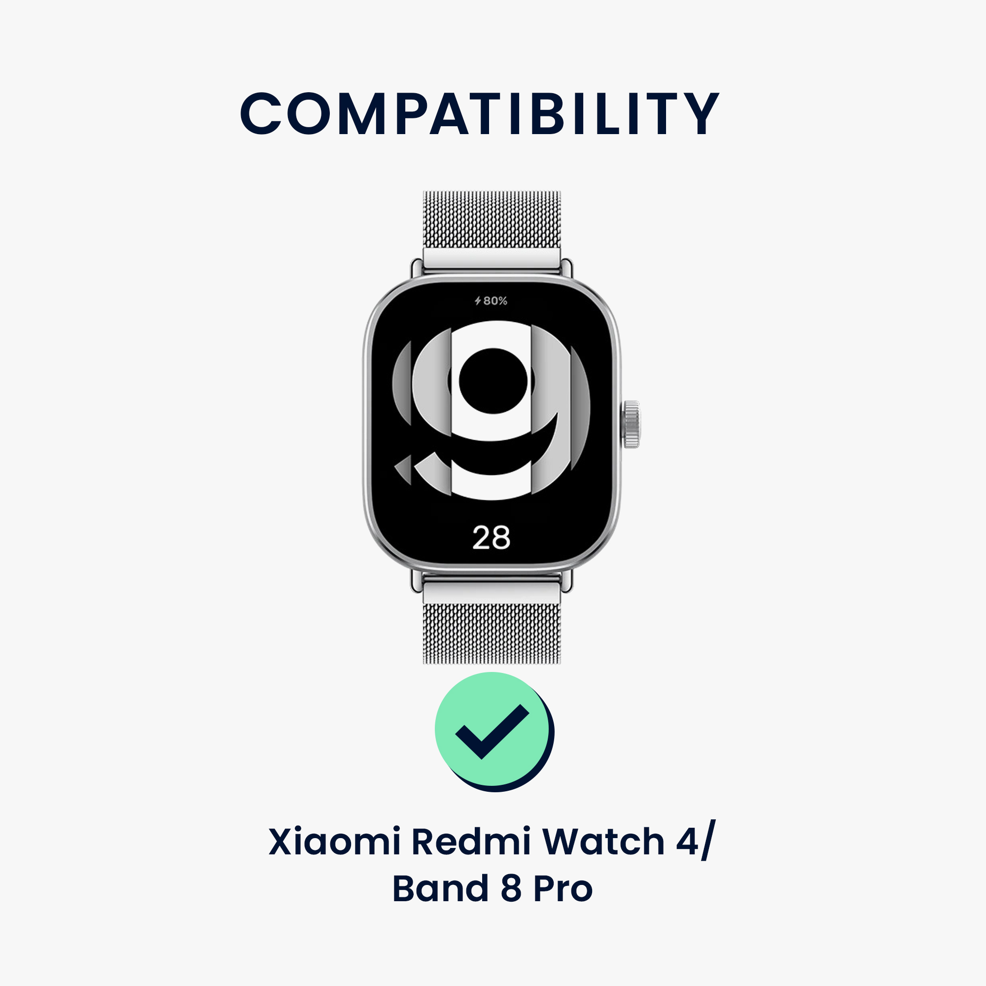 4x Řemínek Xiaomi Smart Band 8 Pro / Band 9 Pro / Redmi Watch 5 / Redmi Watch 4 kwmobile - no tools required