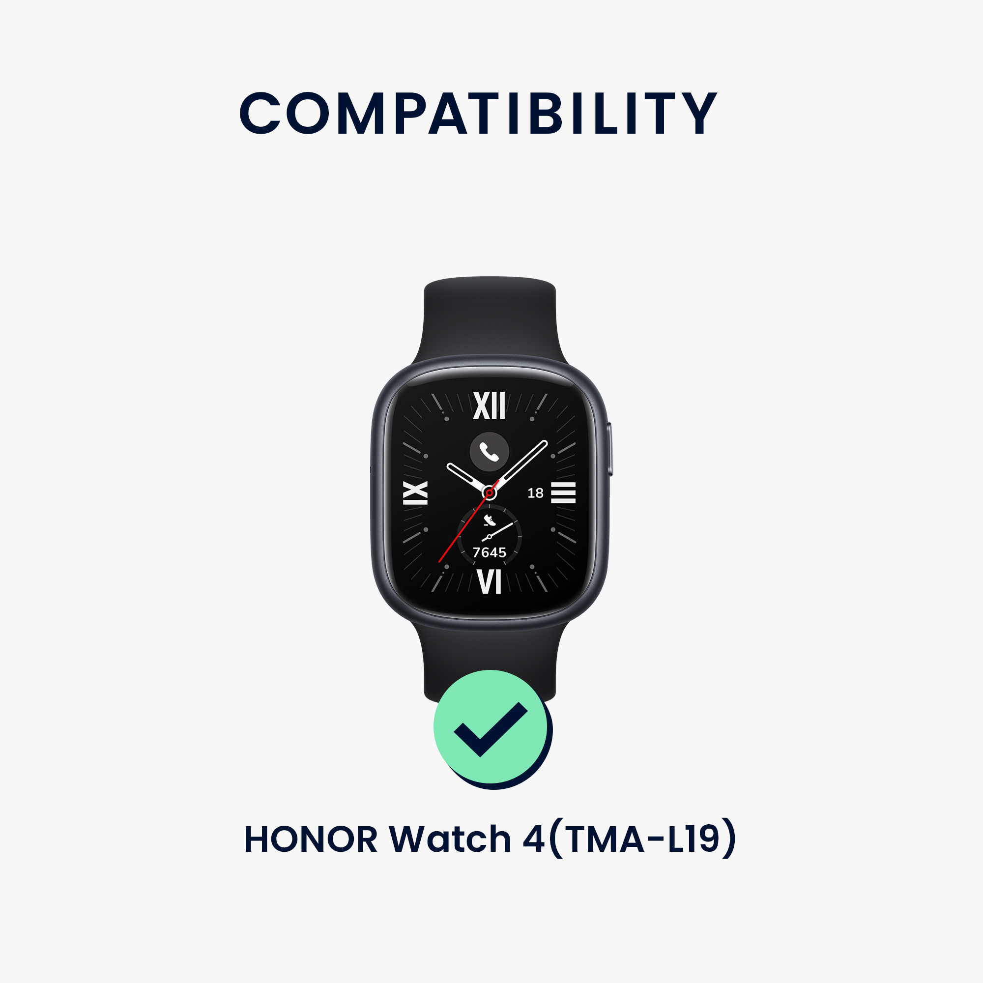 Adaptér pro řemínek kwmobile pro HONOR Watch 4 (TMA-L19) - 20mm - 4 ks