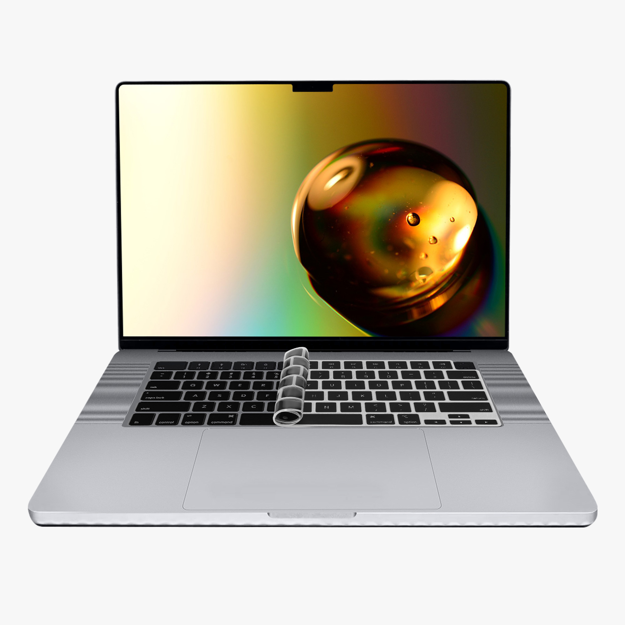 Kryt klávesnice Apple MacBook Pro 16" (2023) M2 A2780/M3 A2991 - kwmobile - QWERTY US - černá