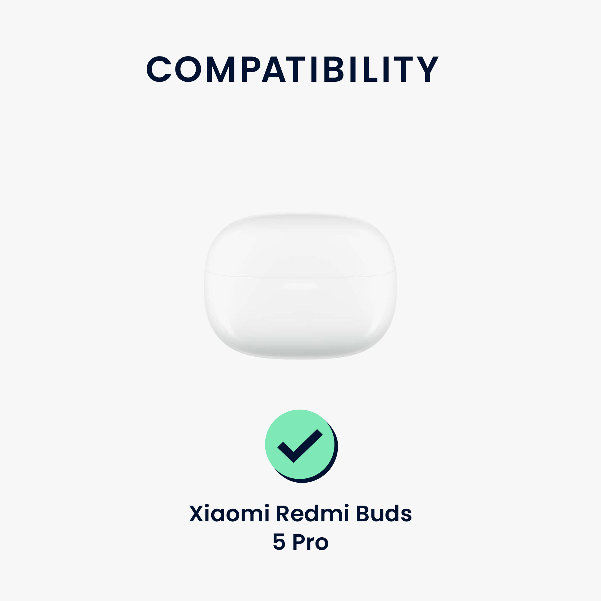 Silikonový obal nabíjecí pouzdro sluchátka Xiaomi Redmi Buds 5 Pro červená kwmobile