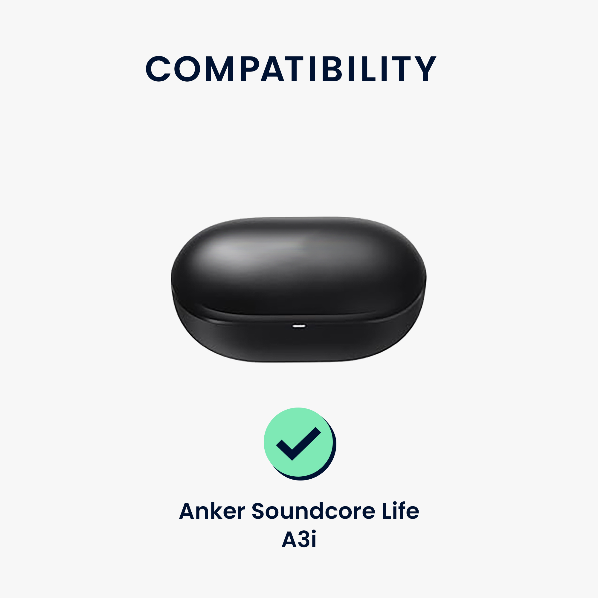 Pouzdro kwmobile pro Anker Soundcore Life A3i Case, tmavě zelená