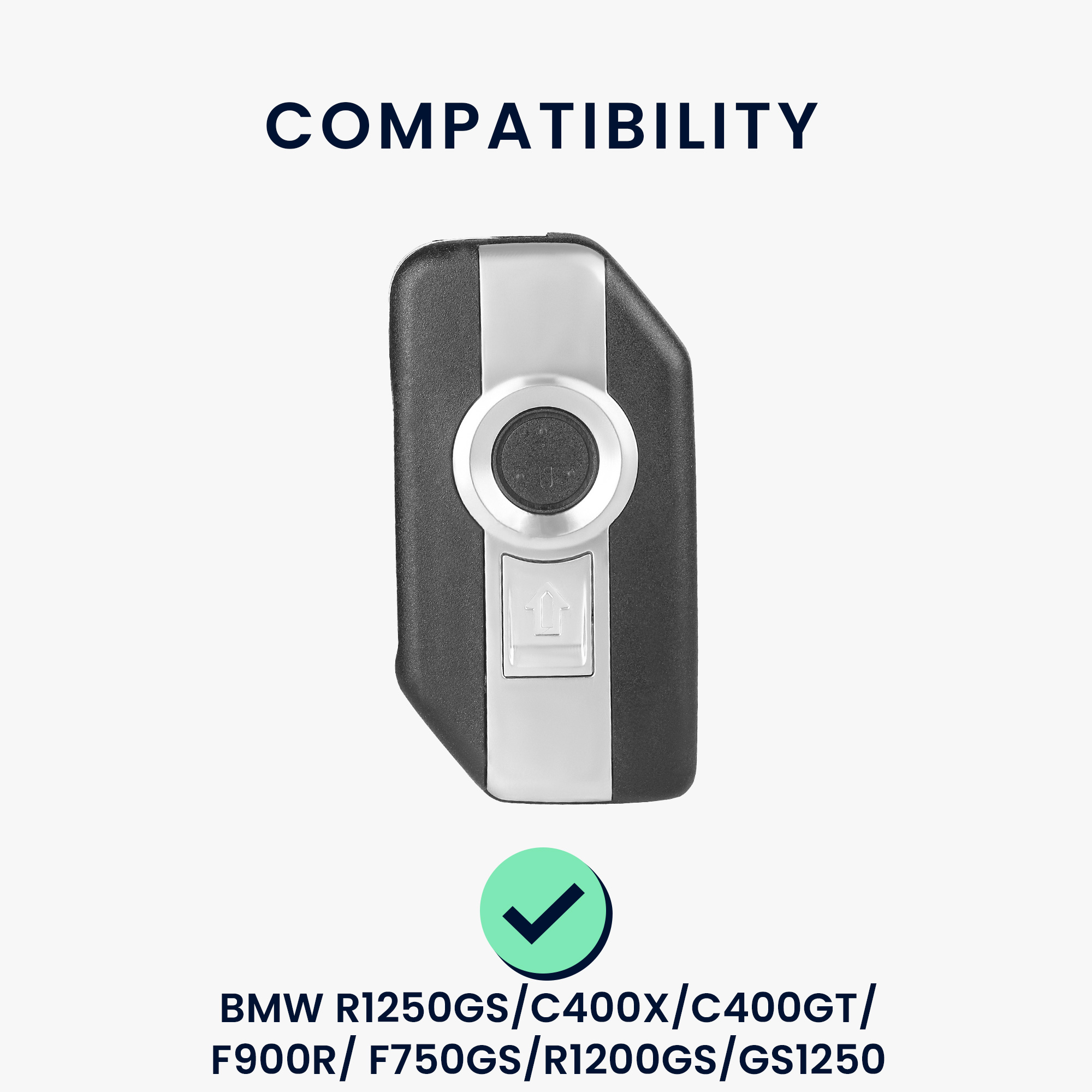 Silikonové pouzdro na motocyklový klíč BMW motocyklový klíč Motorcycle Key černo-modré