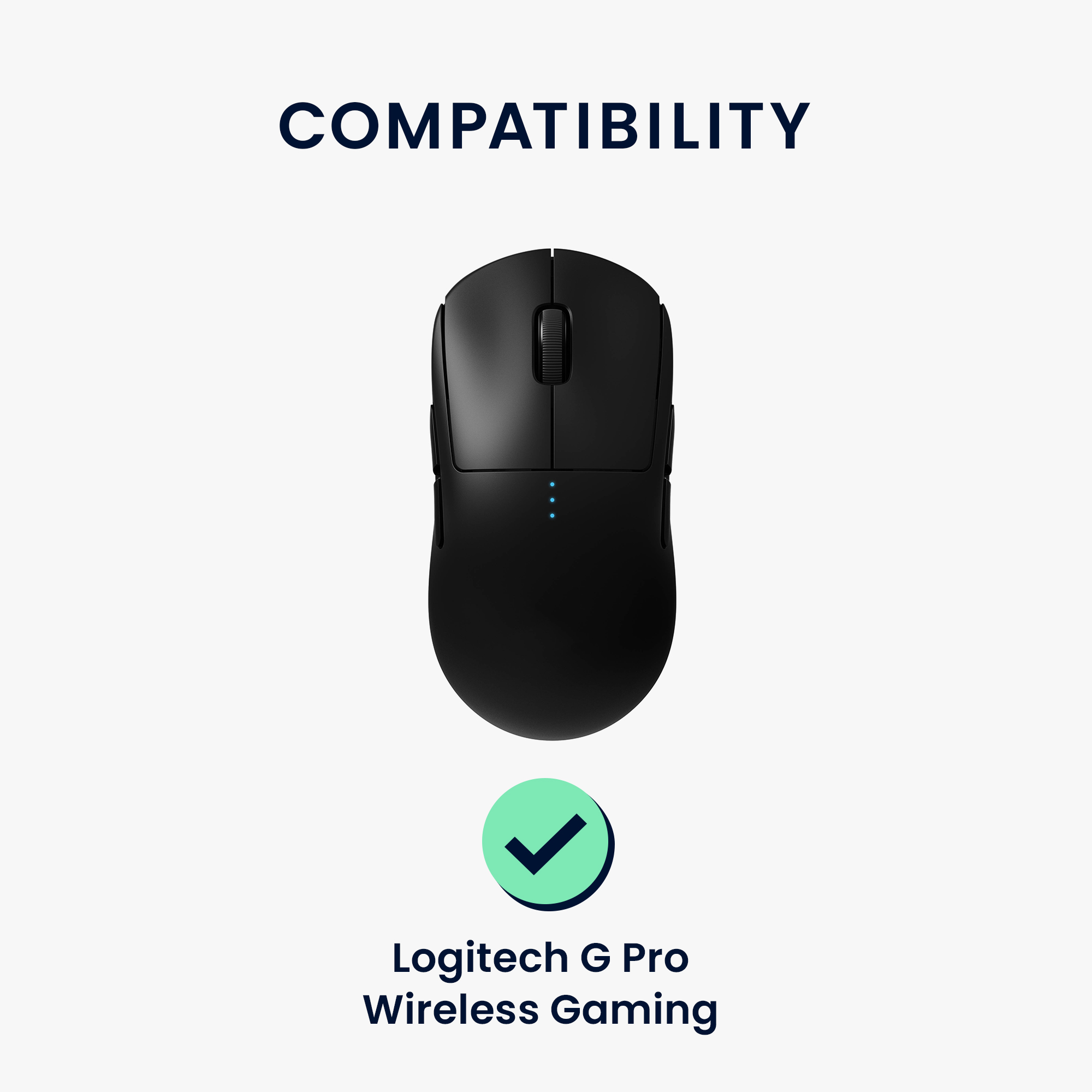 Náhradní kluzáky herní myš Logitech G Pro Wireless kwmobile černá