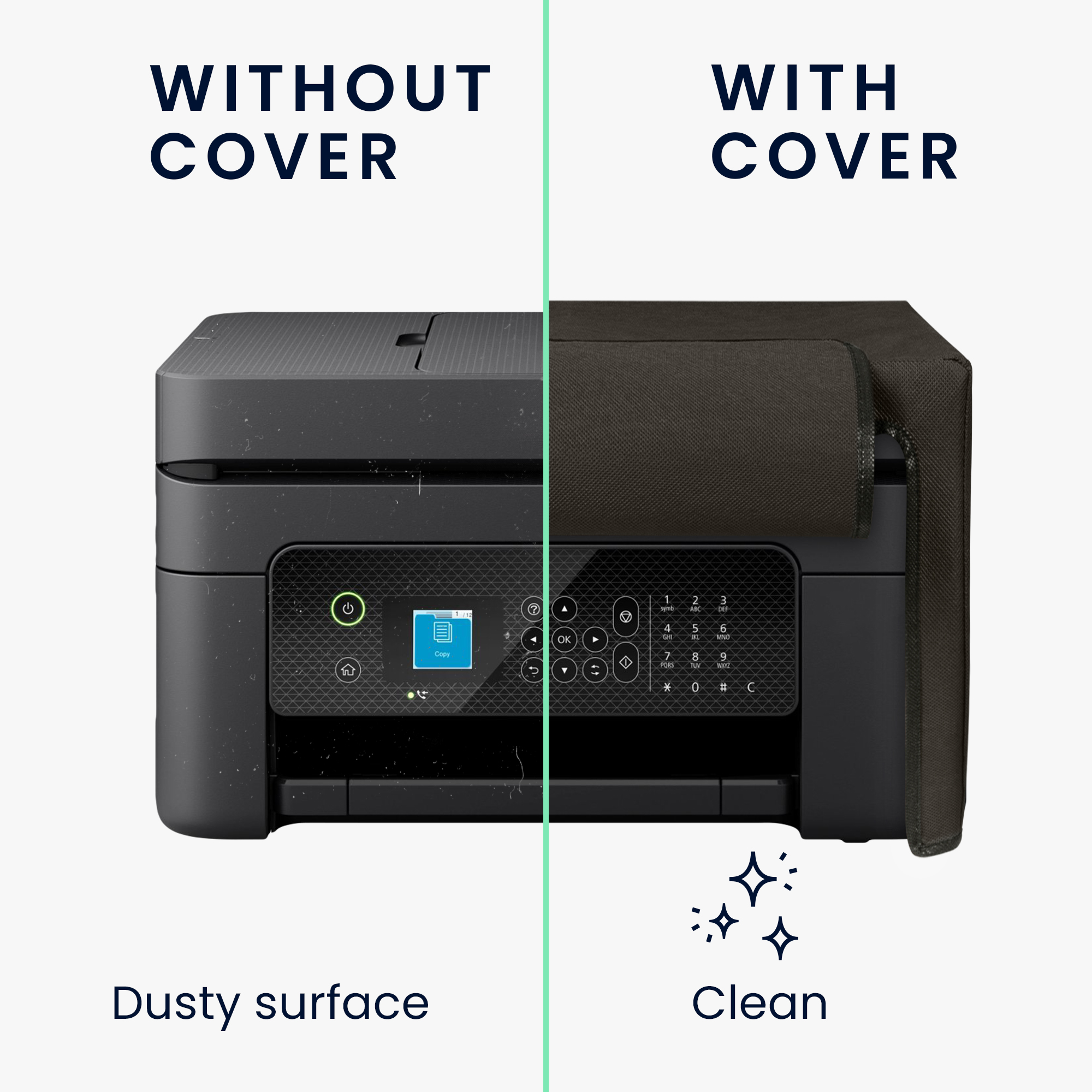 Ochranný obal na tiskárnu Epson Workforce WF-2930 tmavě šedé