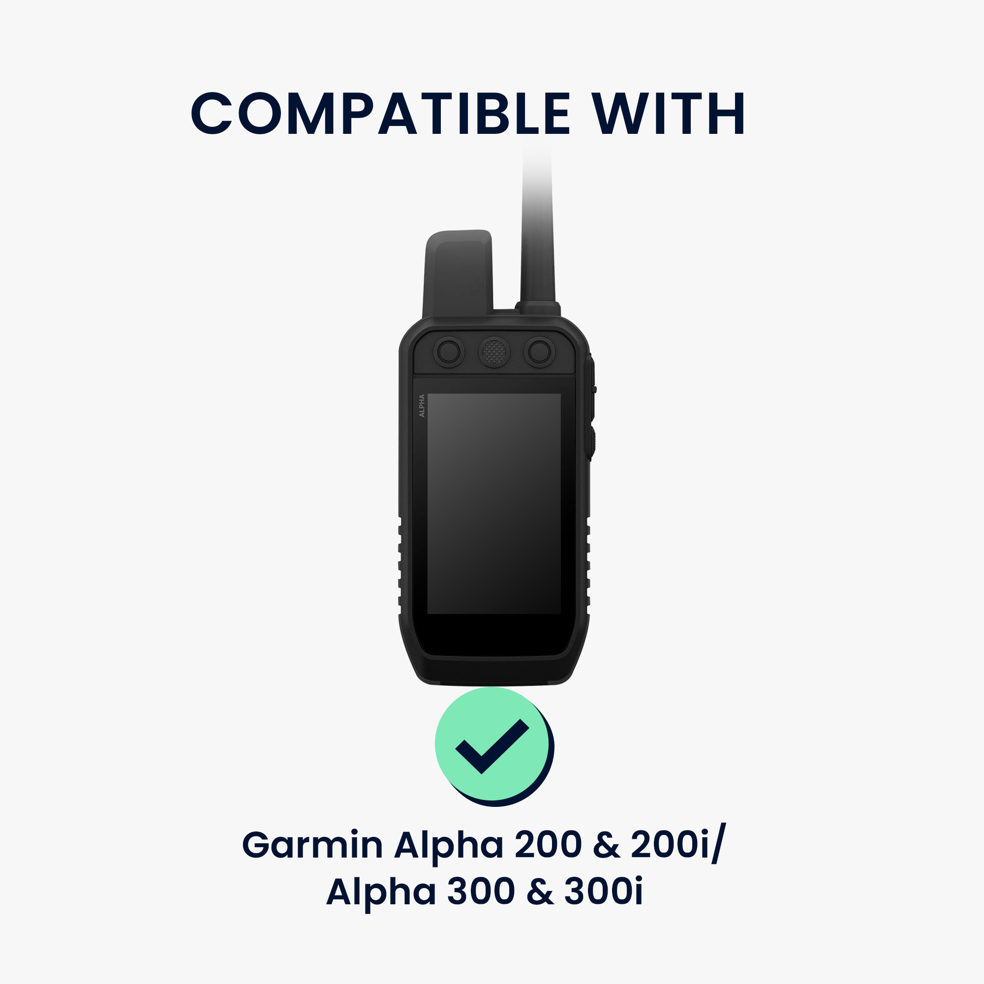 Sada 2 Ochranná fólie pro Garmin Alpha 200 & 200i / Alpha 300 & 300i kwmobile